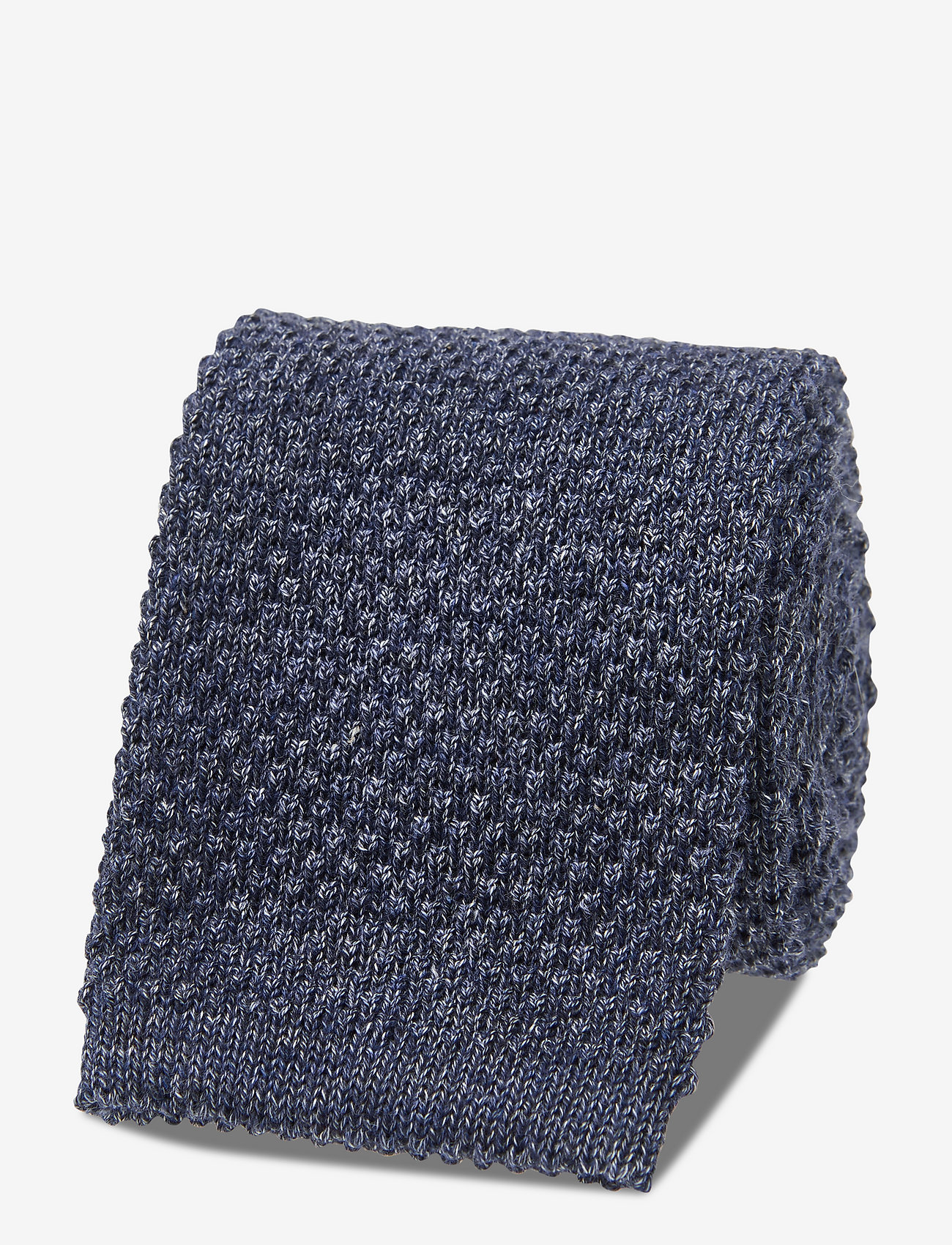 Amanda Christensen - Knitted Tie - blue melange - 0