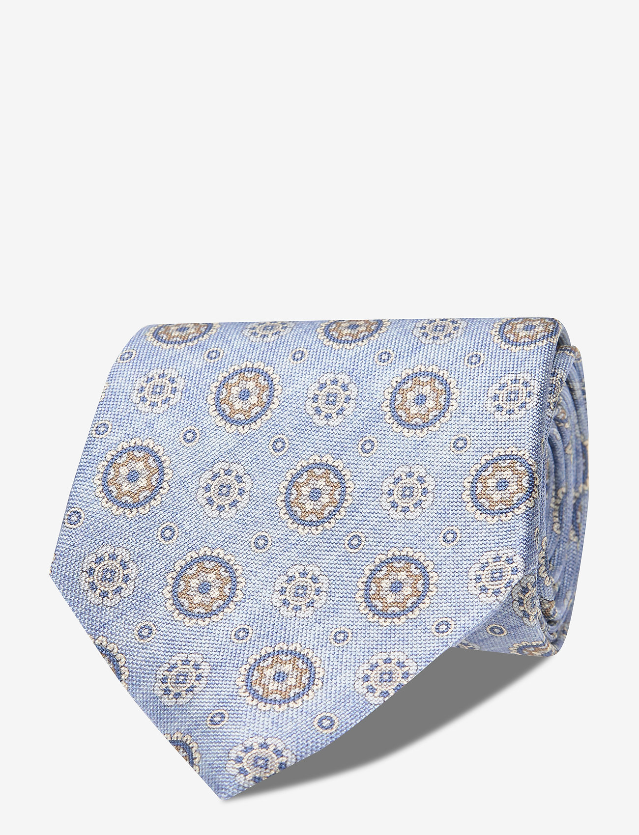 Amanda Christensen - Printed Half Bottle Tie - sky blue - 0