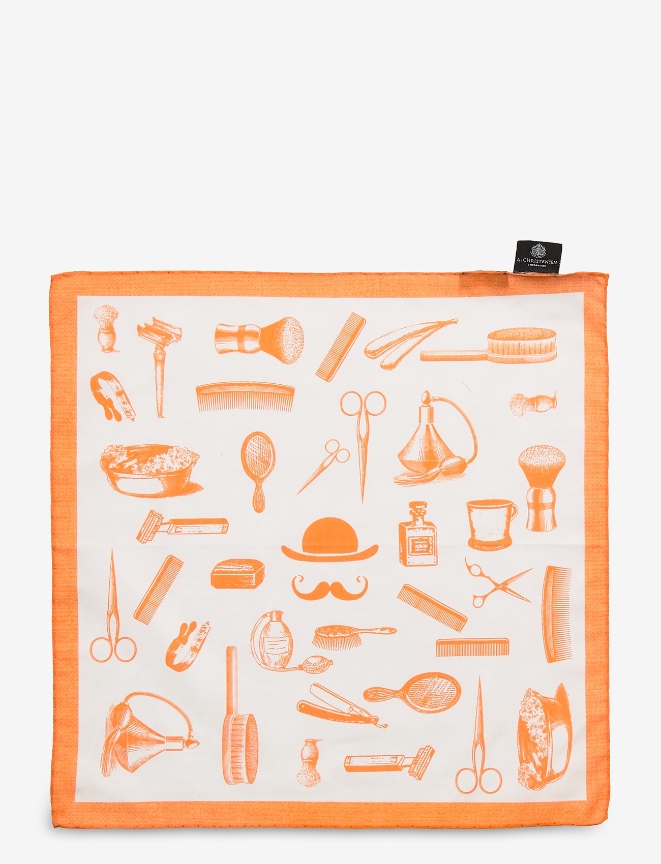 Amanda Christensen - Pocket Square - orange - 1