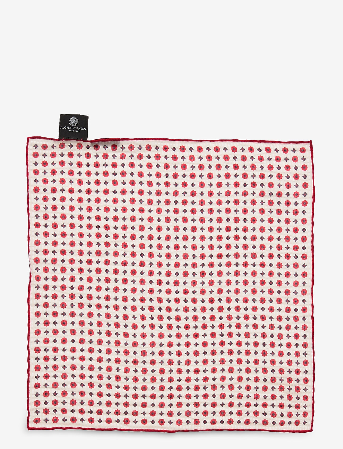 Amanda Christensen - Pocket Square - red - 1