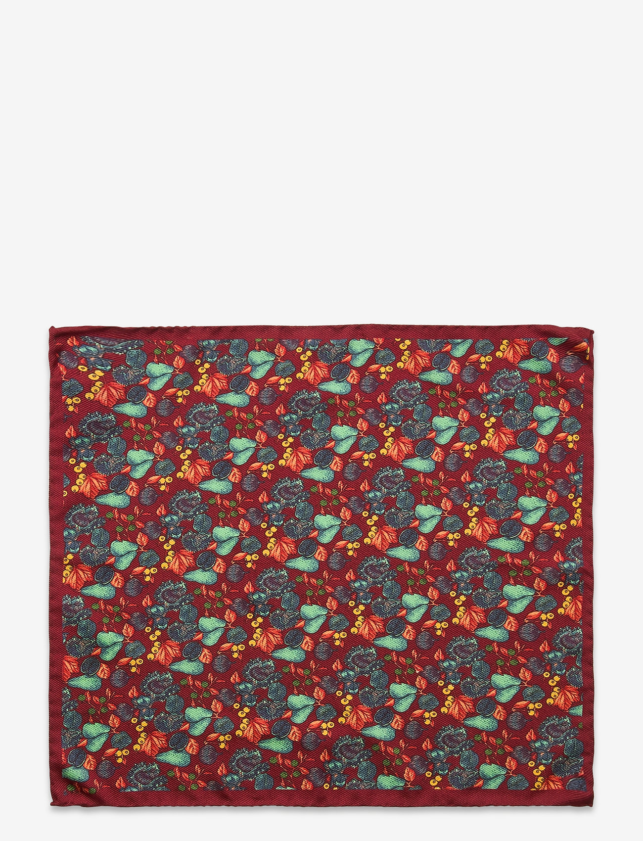 Amanda Christensen - Pocket Square - wine red - 1