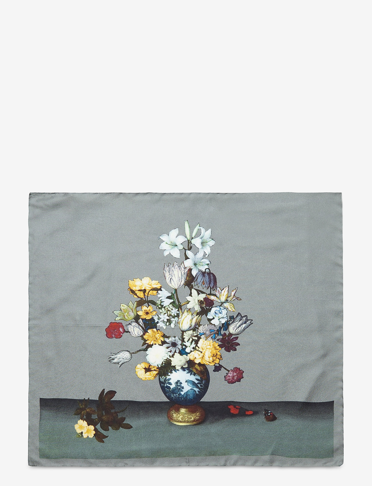 Amanda Christensen - Pocket Square - grey - 1