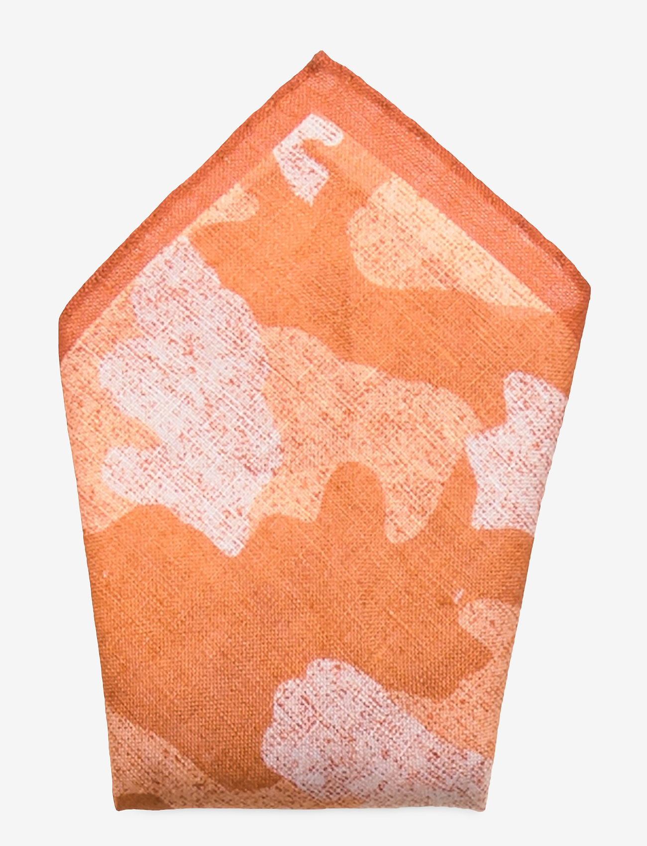 Printed Pocket Square - ORANGE