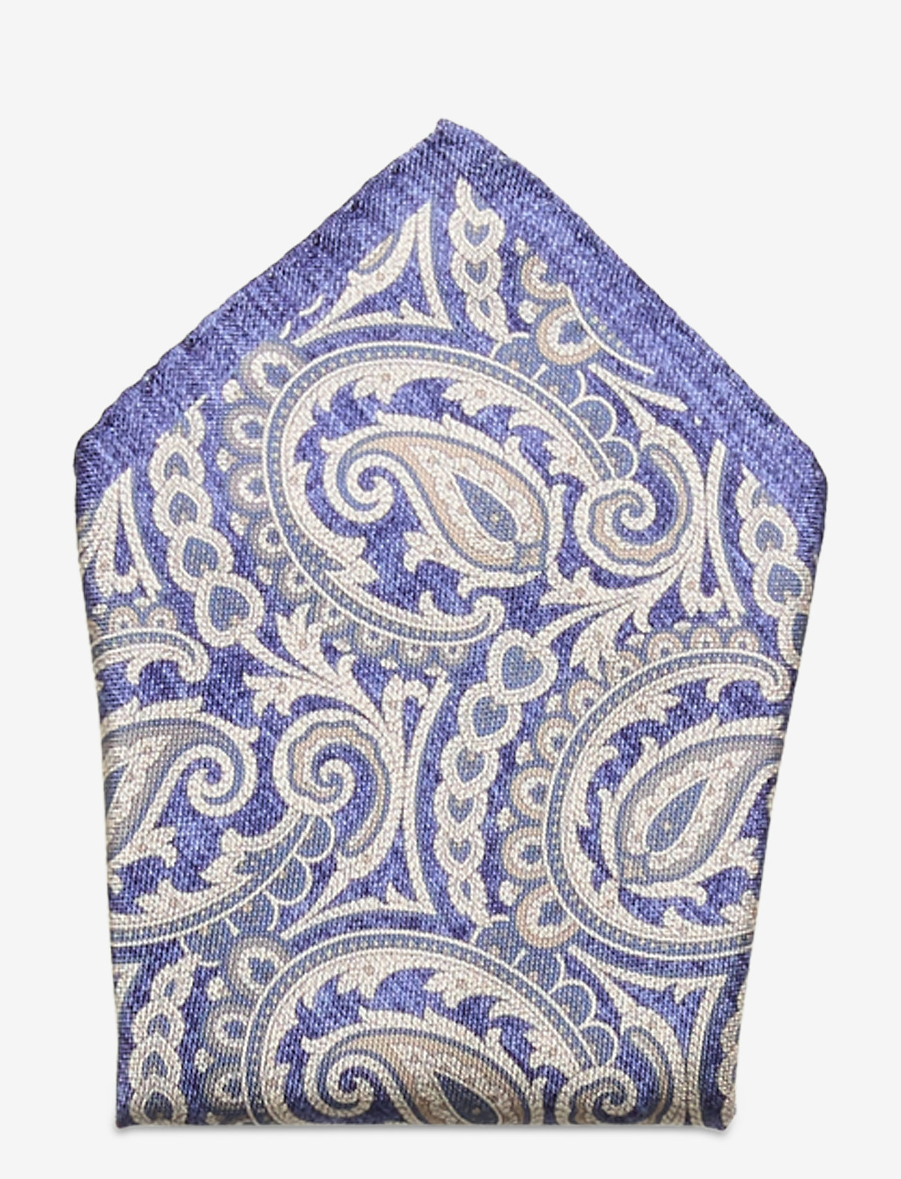 Amanda Christensen - Printed Pocket Square - blue - 0