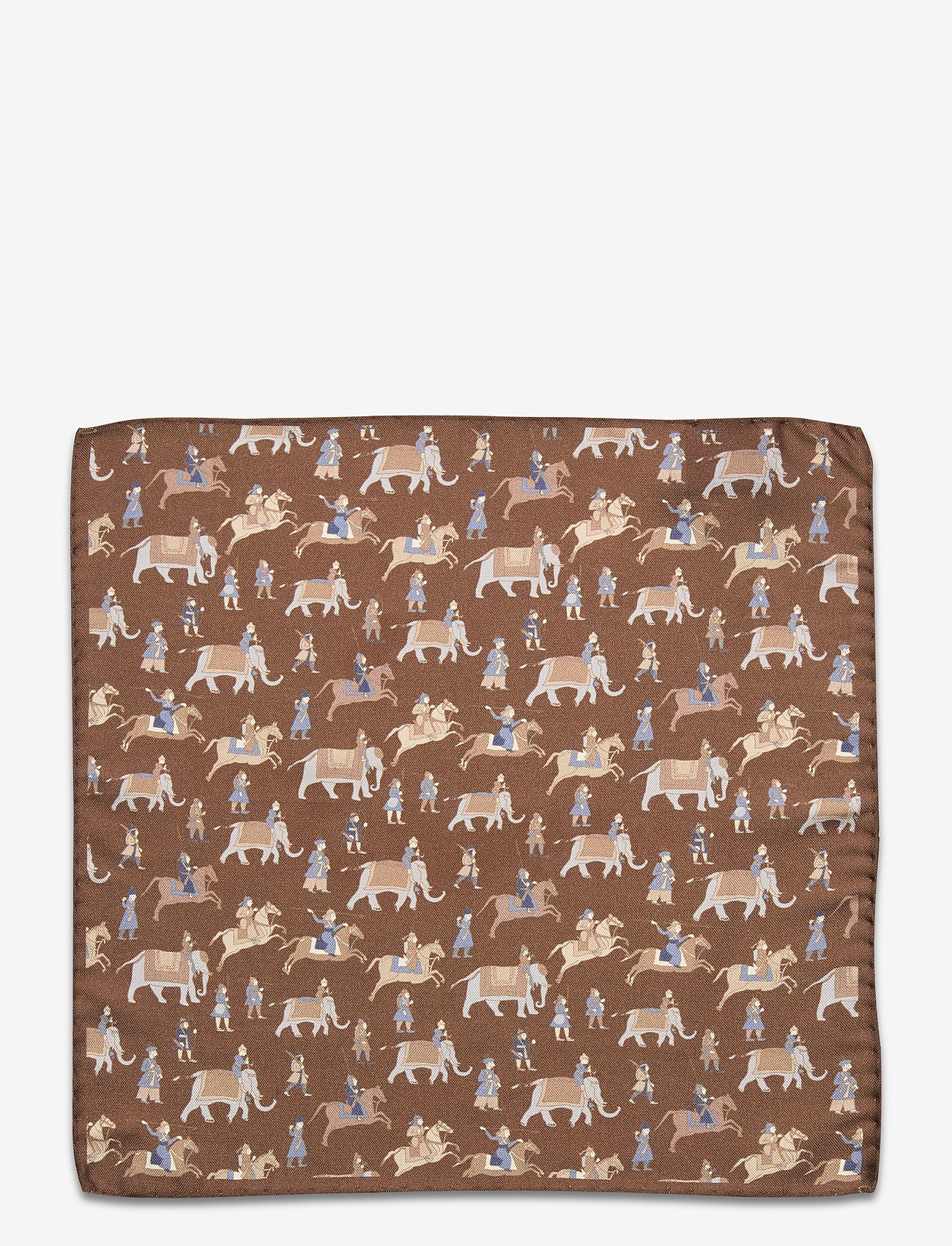 Amanda Christensen - Printed Pocket Square - brown - 1