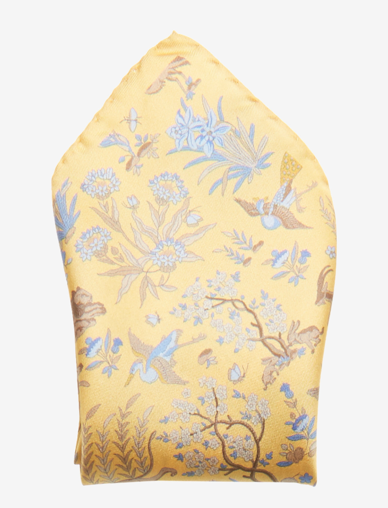 Amanda Christensen - Printed Pocket Square - yellow - 0