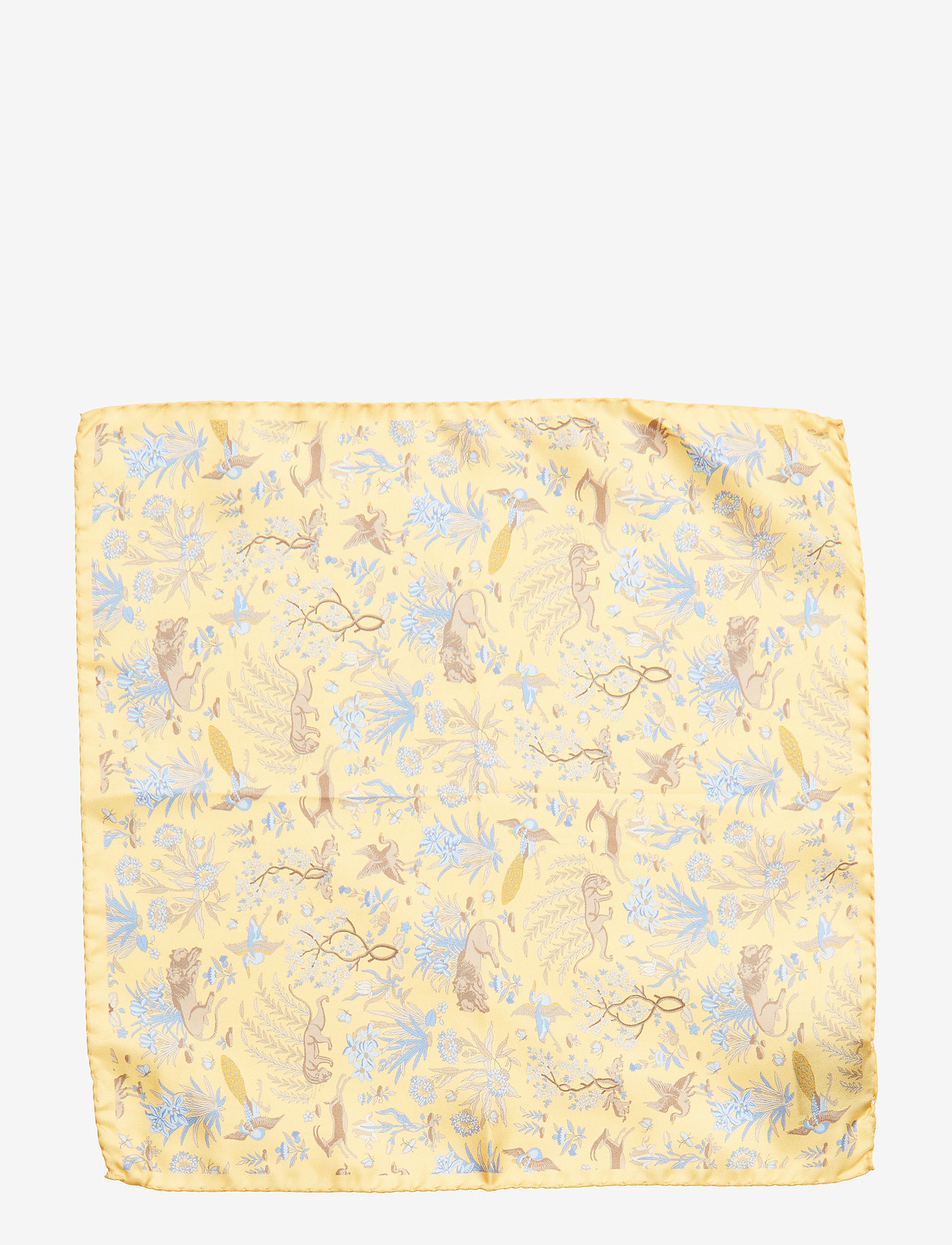 Amanda Christensen - Printed Pocket Square - yellow - 1