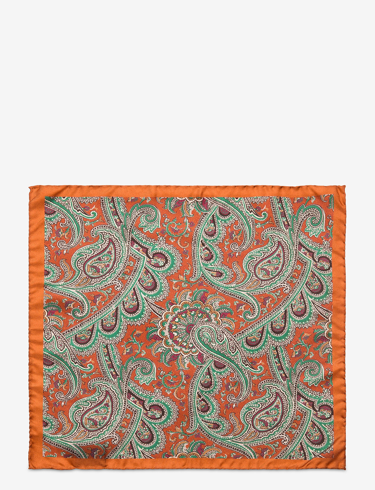 Amanda Christensen - Pocket Square - dark orange - 1