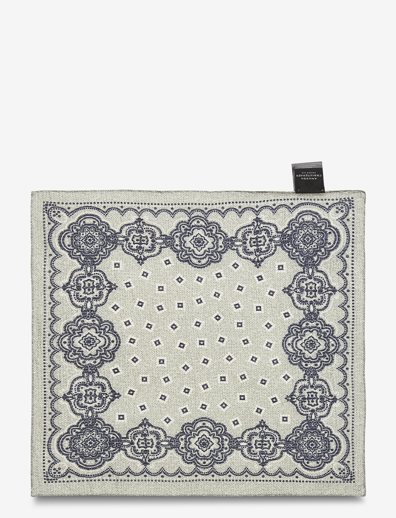 Amanda Christensen - Pocket Square - grey melange - 1