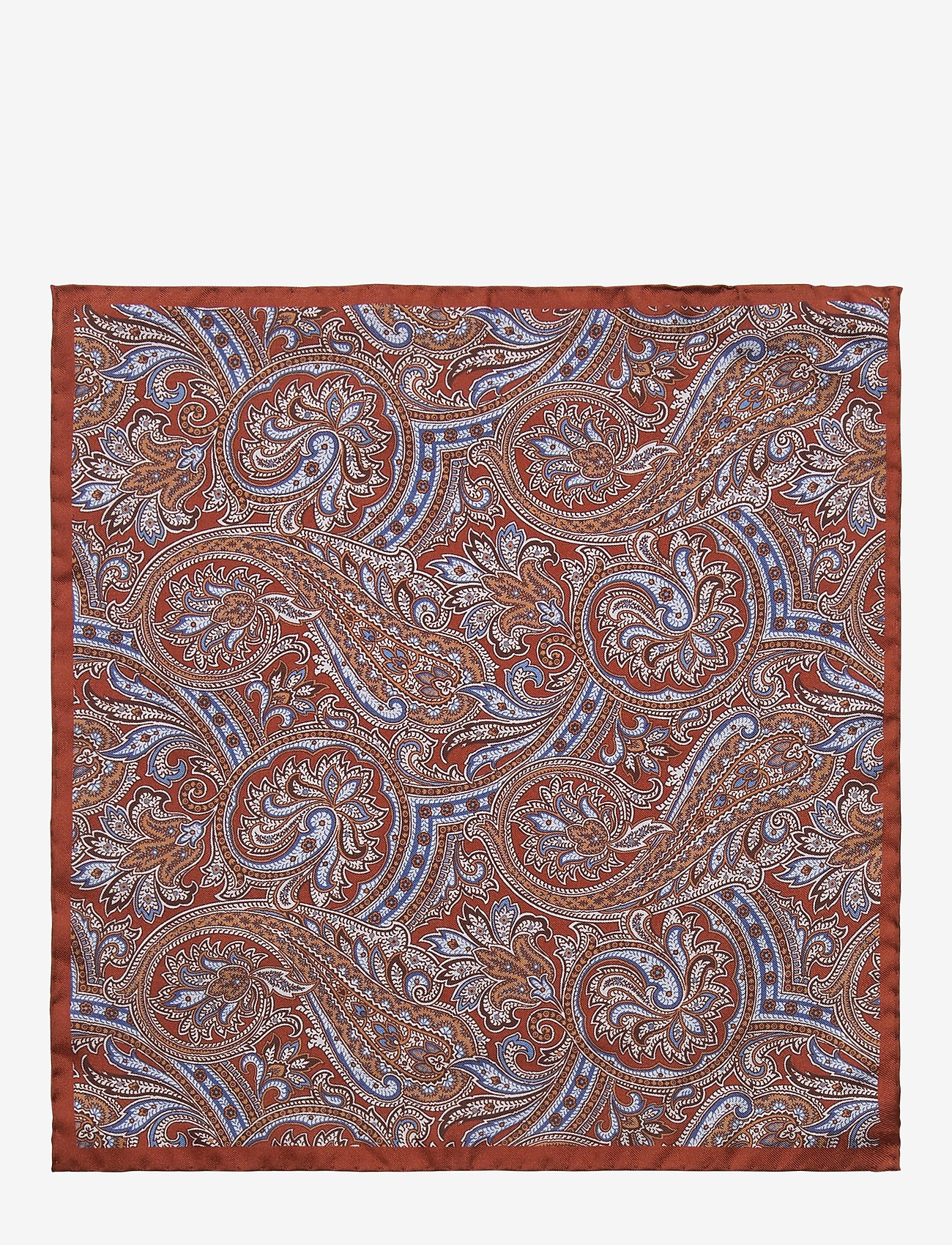 Amanda Christensen - Pocket Square - rust - 1