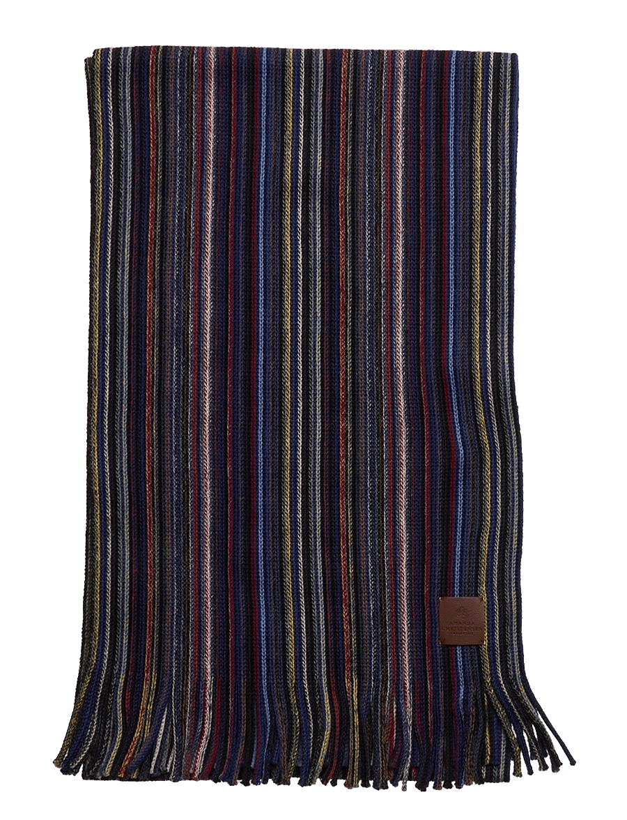 Amanda Christensen - Scarf - talvesallid - blue - 1