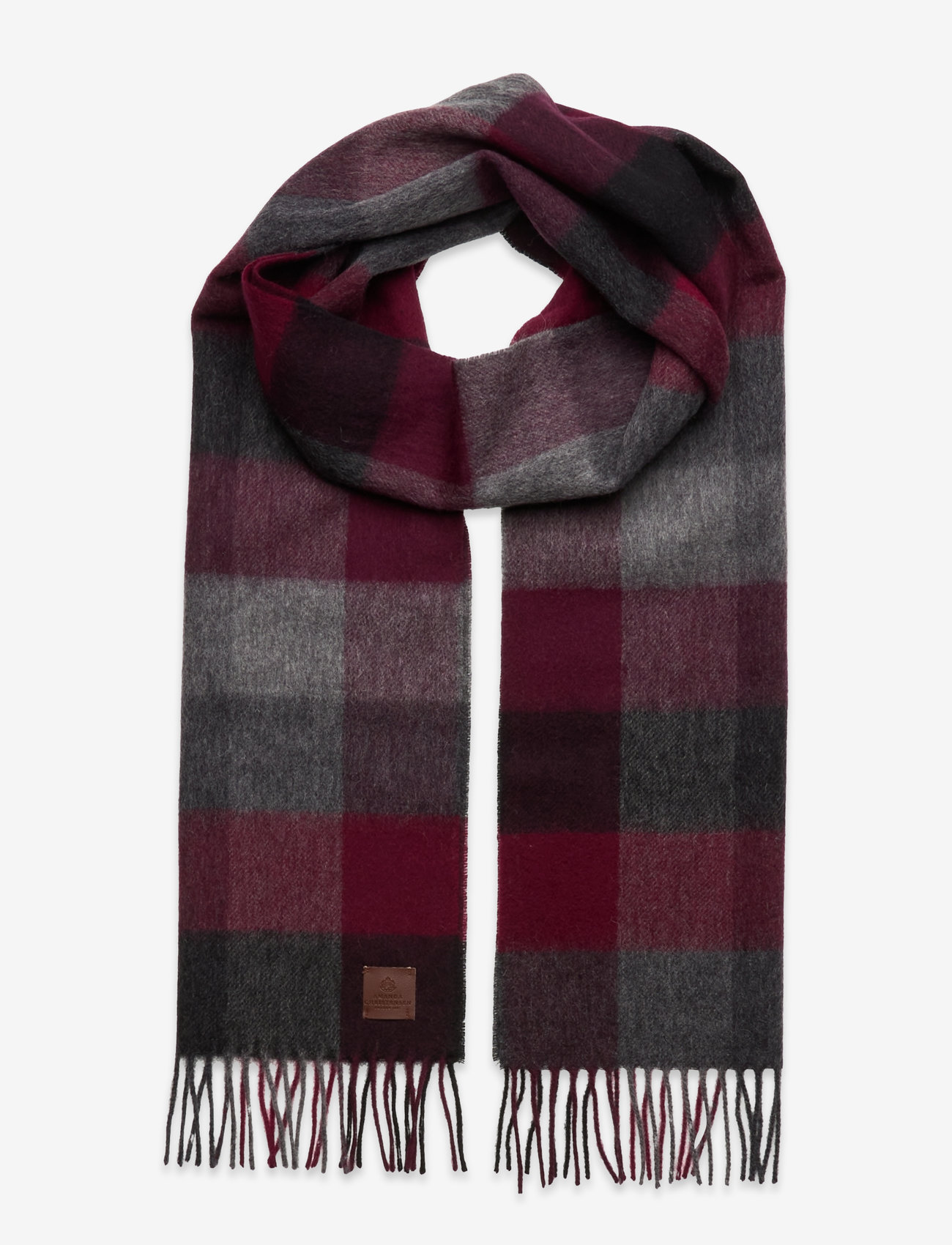 Amanda Christensen - Scarf - halsdukar - bordeaux - 0