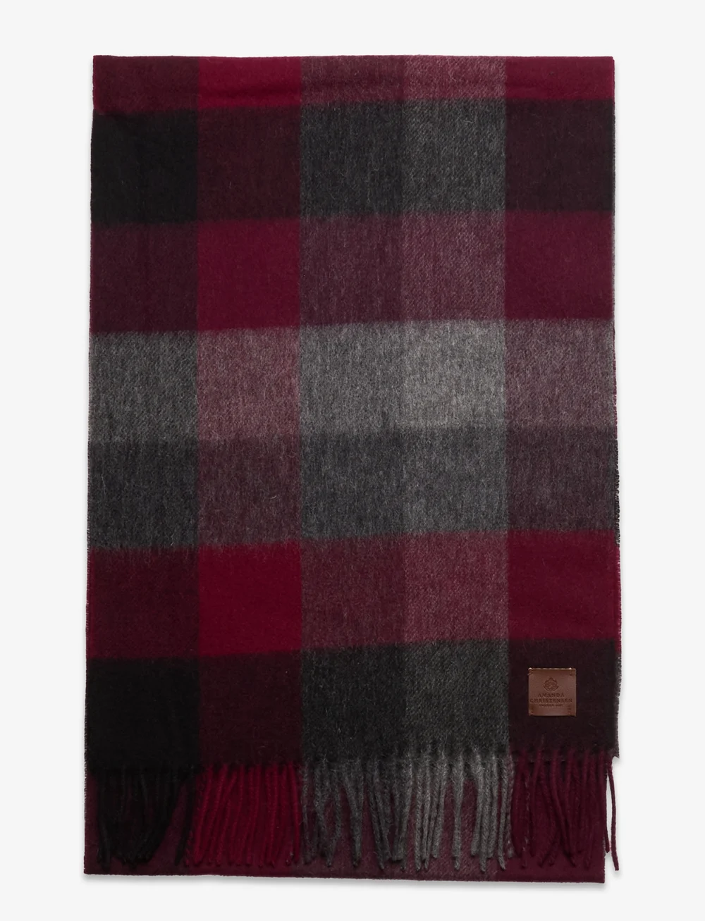 Amanda Christensen - Scarf - halstørklæder - bordeaux - 1