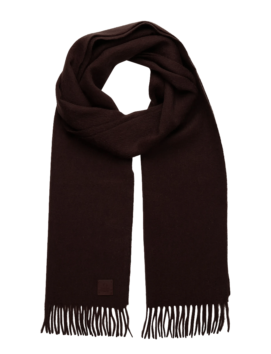 Amanda Christensen - Scarf - talvesallid - 800 brown - 0