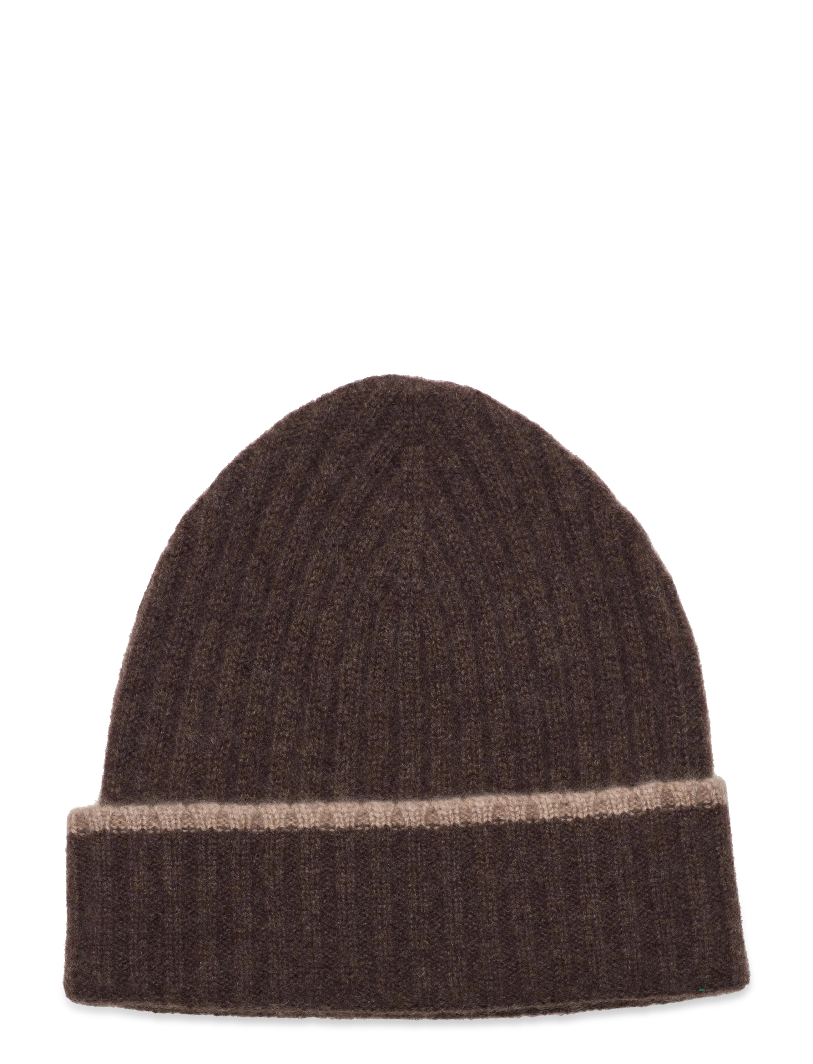 Amanda Christensen Beanie - Mützen - BROWN MELANGE / brown