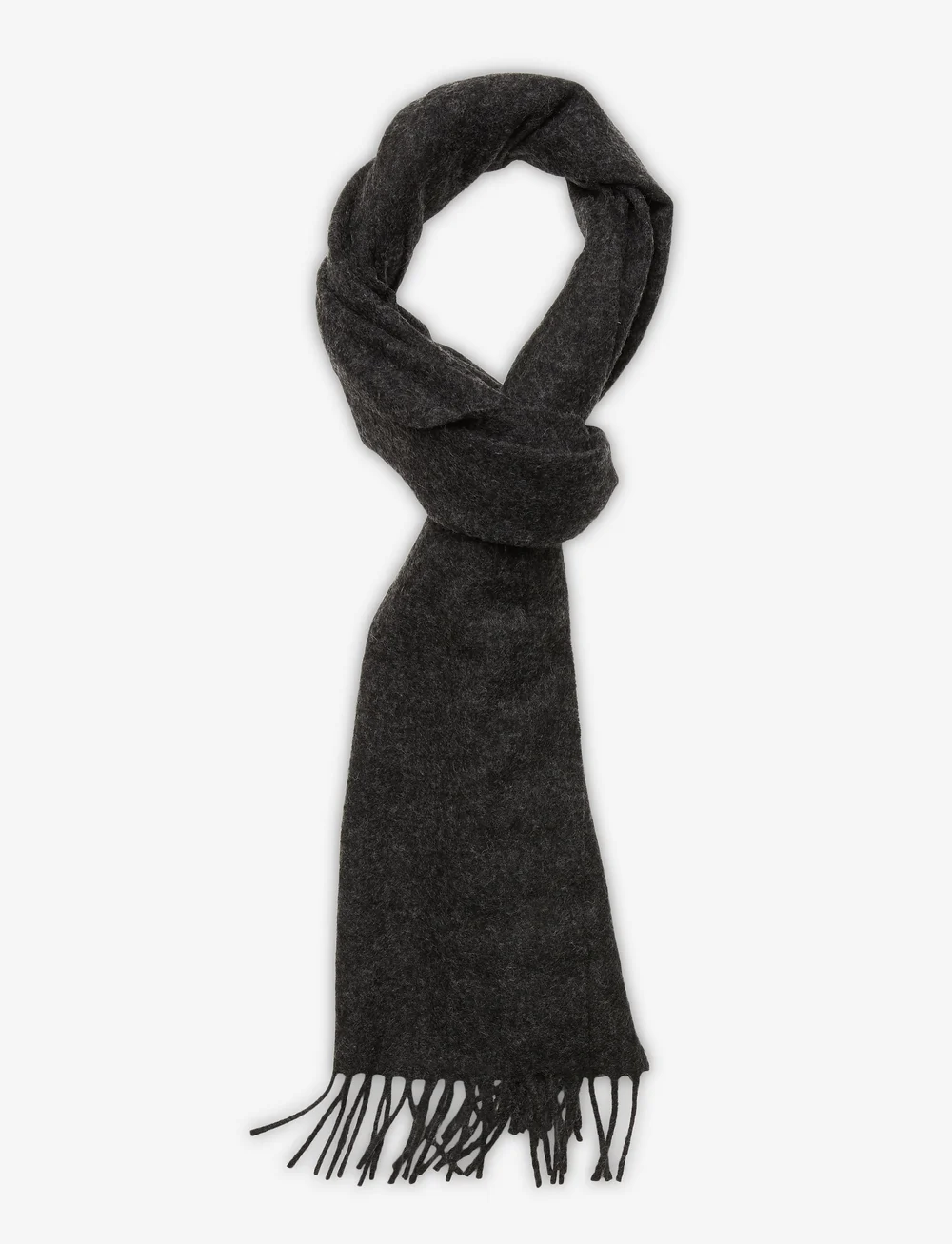 Amanda Christensen - Scarf - halsdukar - dark grey melange - 0