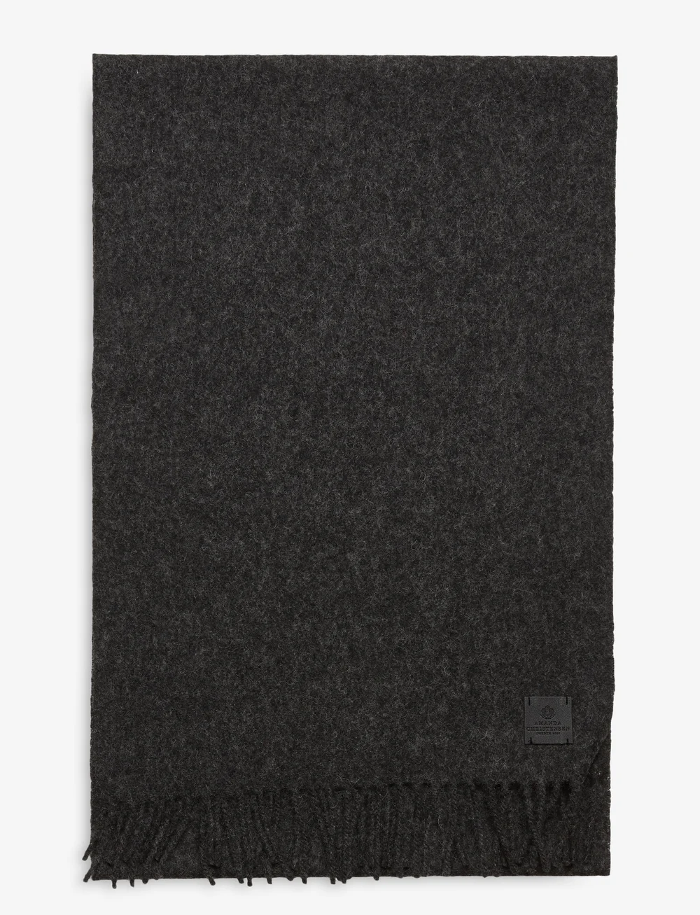 Amanda Christensen - Scarf - halsdukar - dark grey melange - 1