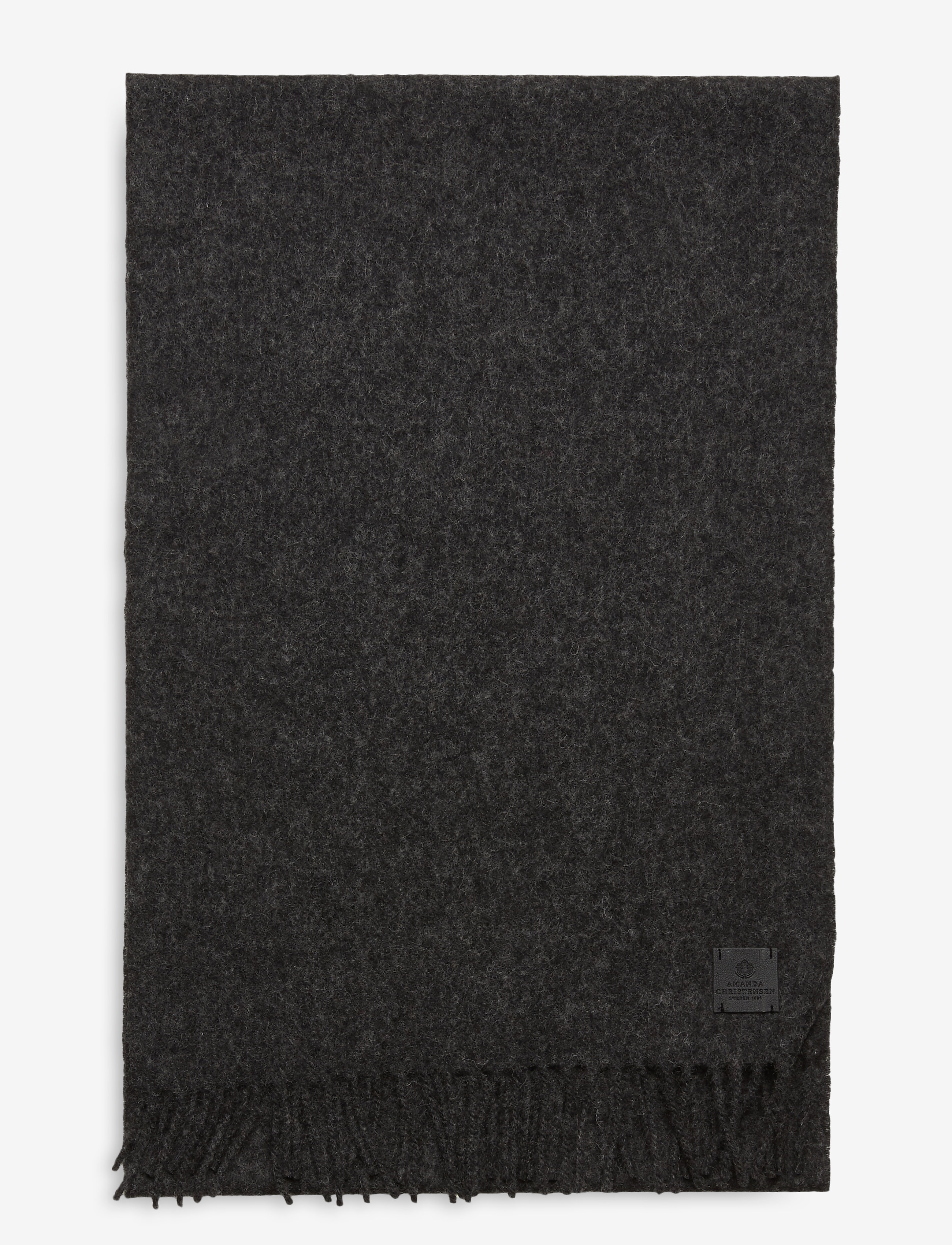 Amanda Christensen - Scarf - dark grey melange - 1