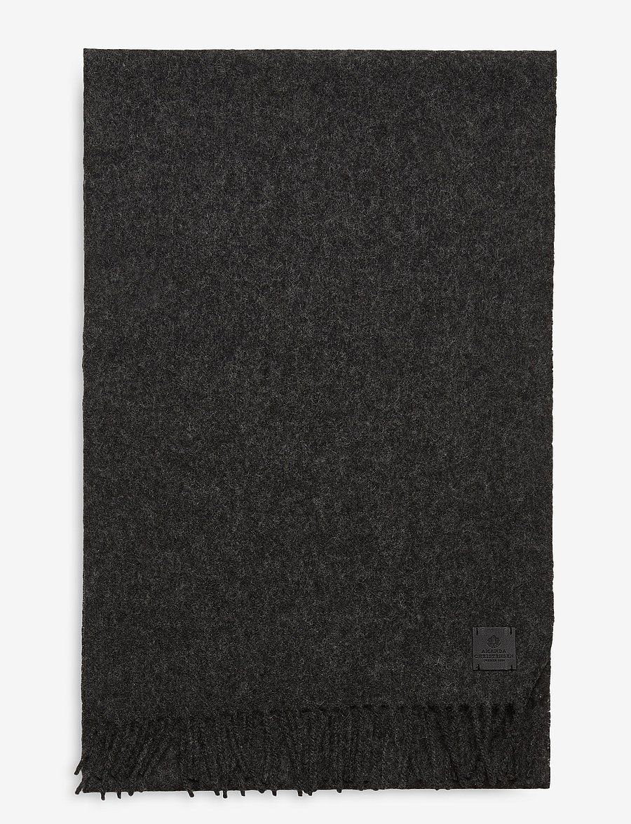 Amanda Christensen - Scarf - talvesallid - dark grey melange - 1