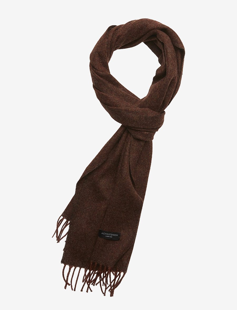 Amanda Christensen - Scarf - talvesallid - rust melange - 0