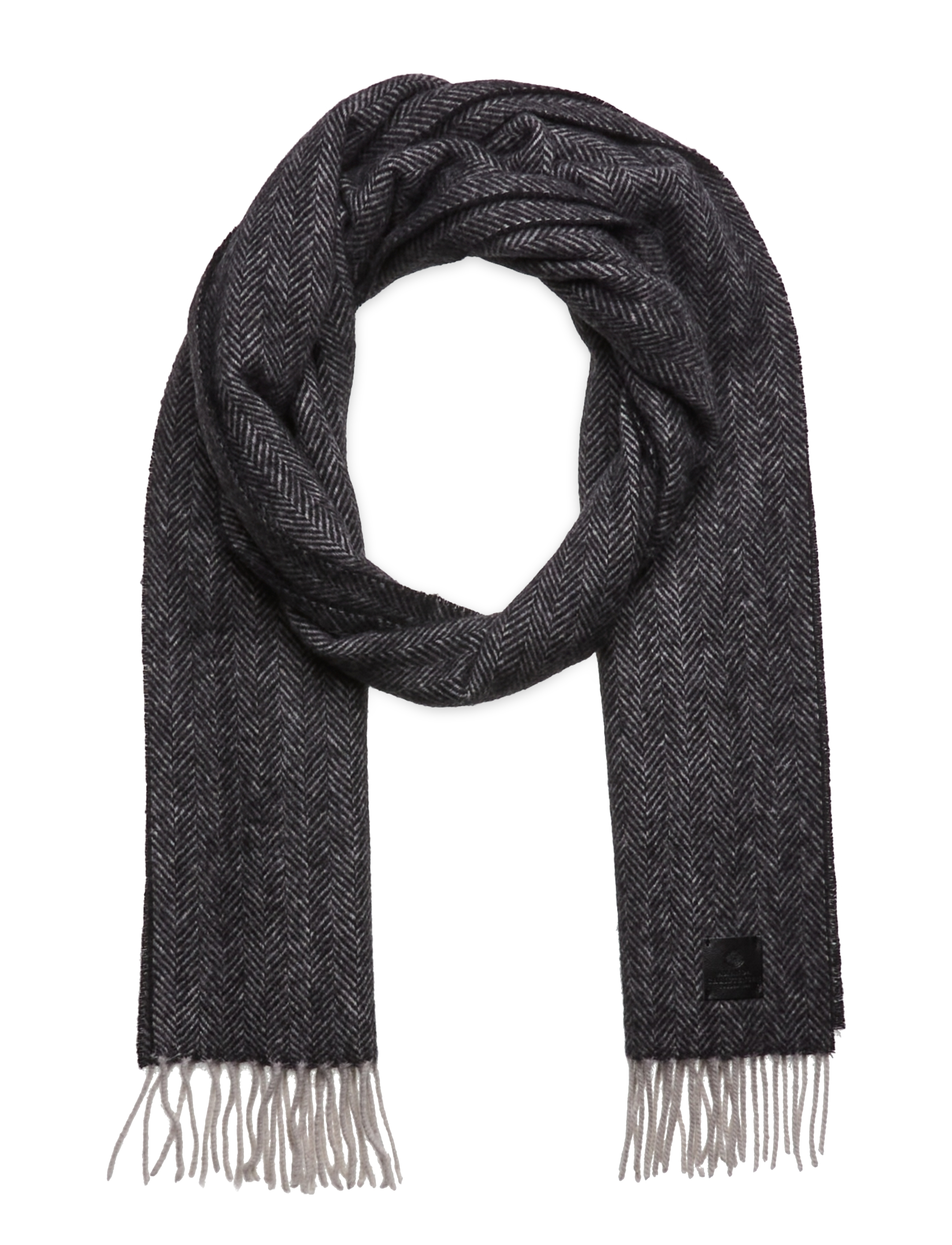 Amanda Christensen Scarf - Tørklæder - BLACK / black