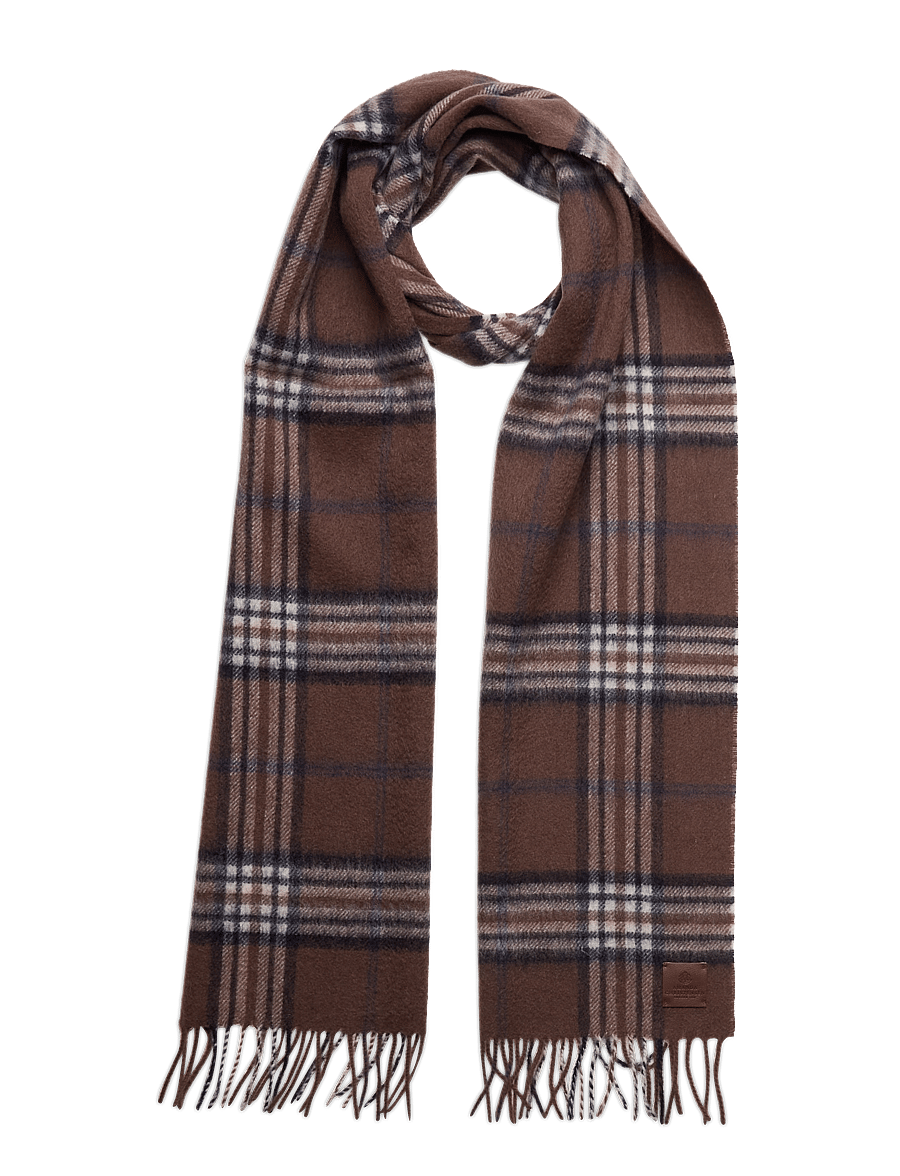 Amanda Christensen - Scarf - talvesallid - chocolate - 0