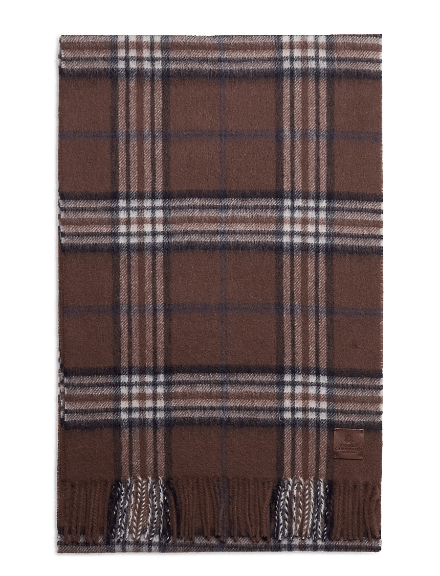 Amanda Christensen - Scarf - talvesallid - chocolate - 1