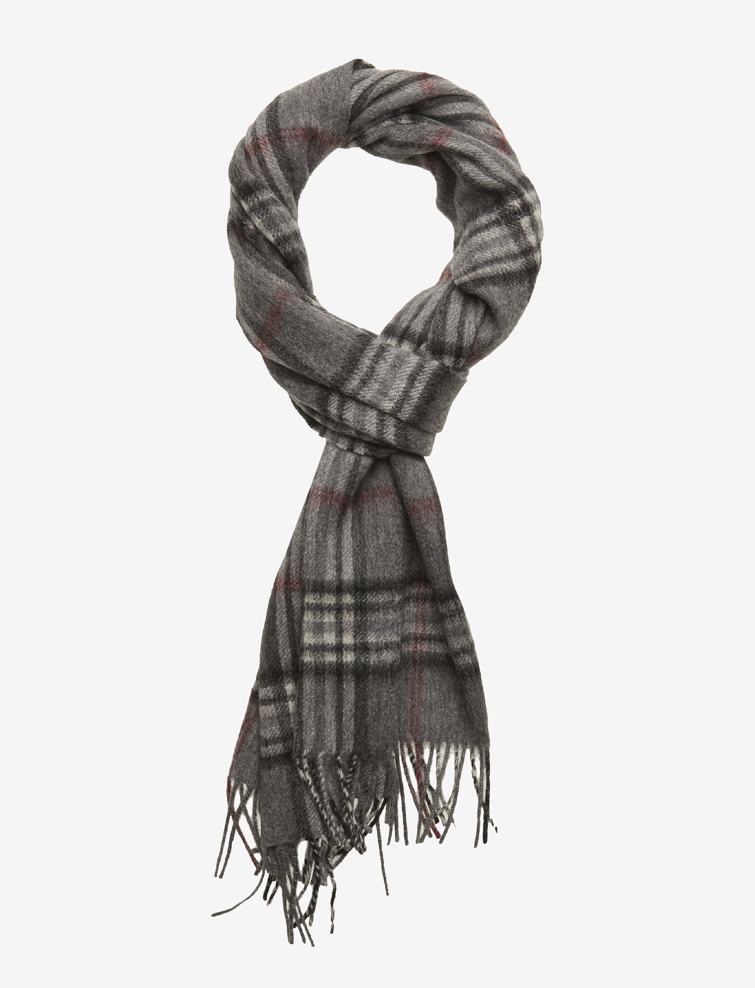 AMANDA CHRISTENSEN Schal Grau - One Size - Herren