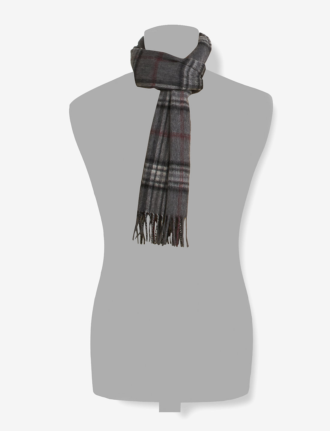 Amanda Christensen - Scarf - halstørklæder - dk grey melange - 1