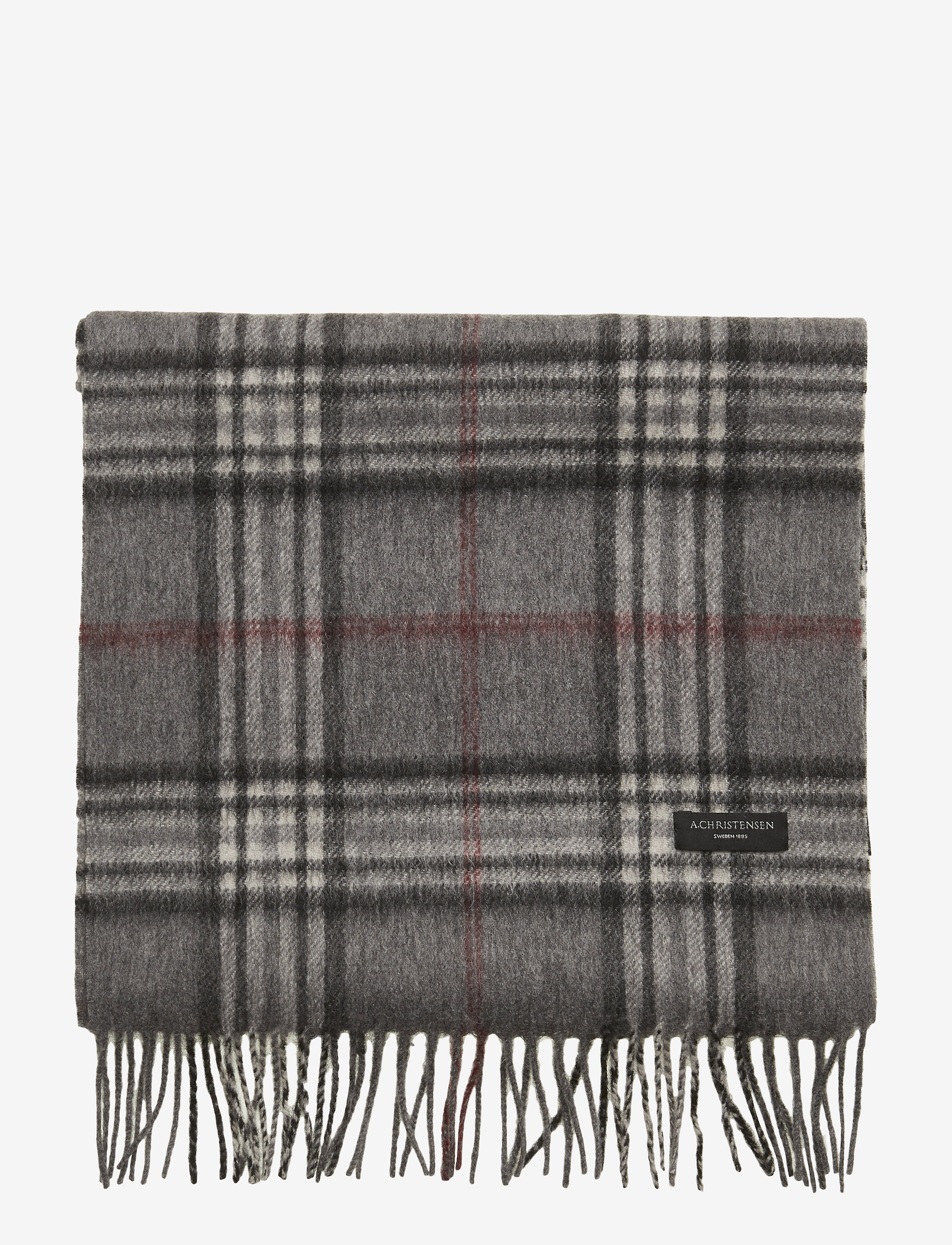 Amanda Christensen - Scarf - dk grey melange - 1