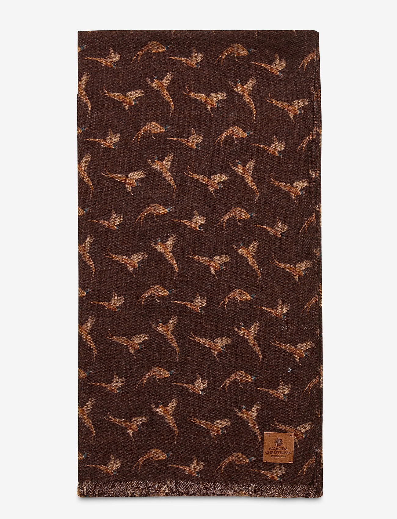 Amanda Christensen - Double Face Scarf - brown - 1