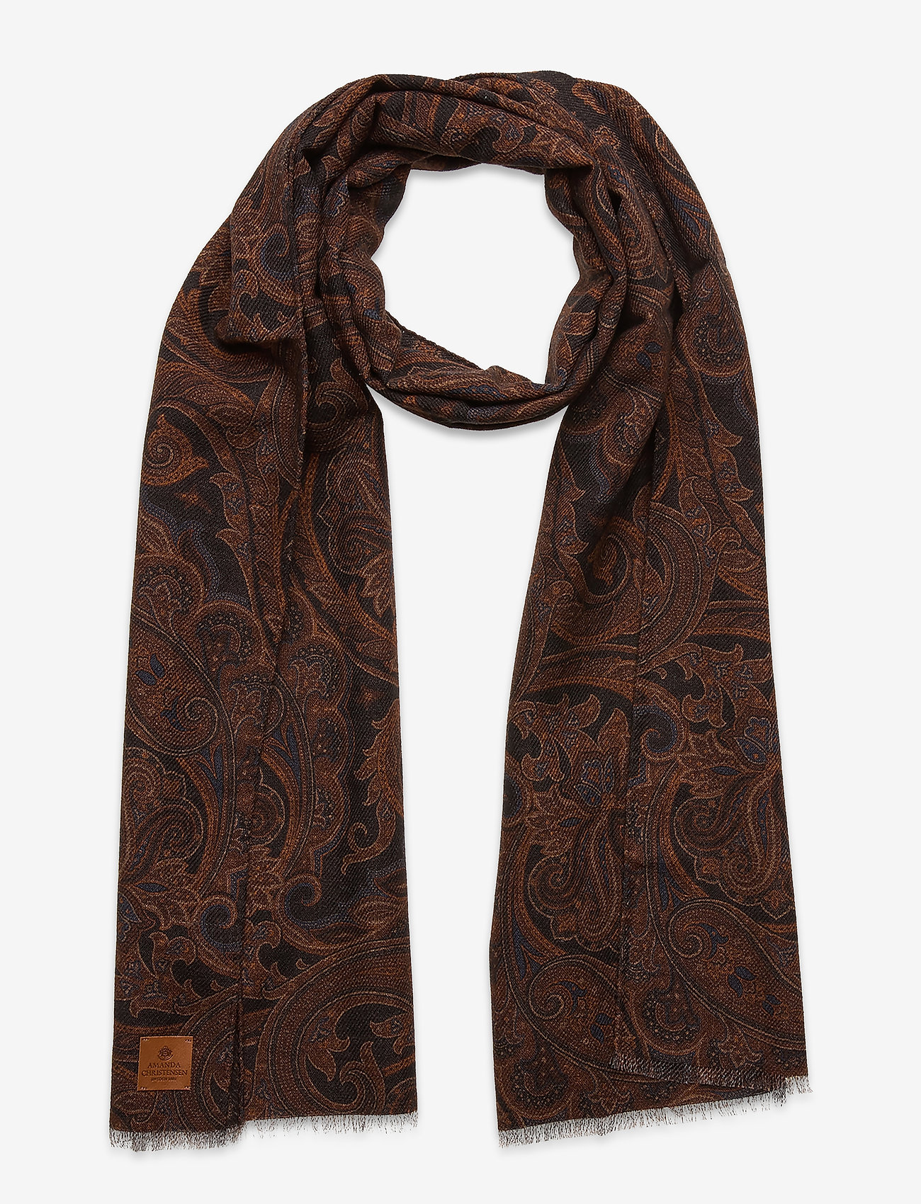 Amanda Christensen - Double Face Scarf - black - 0