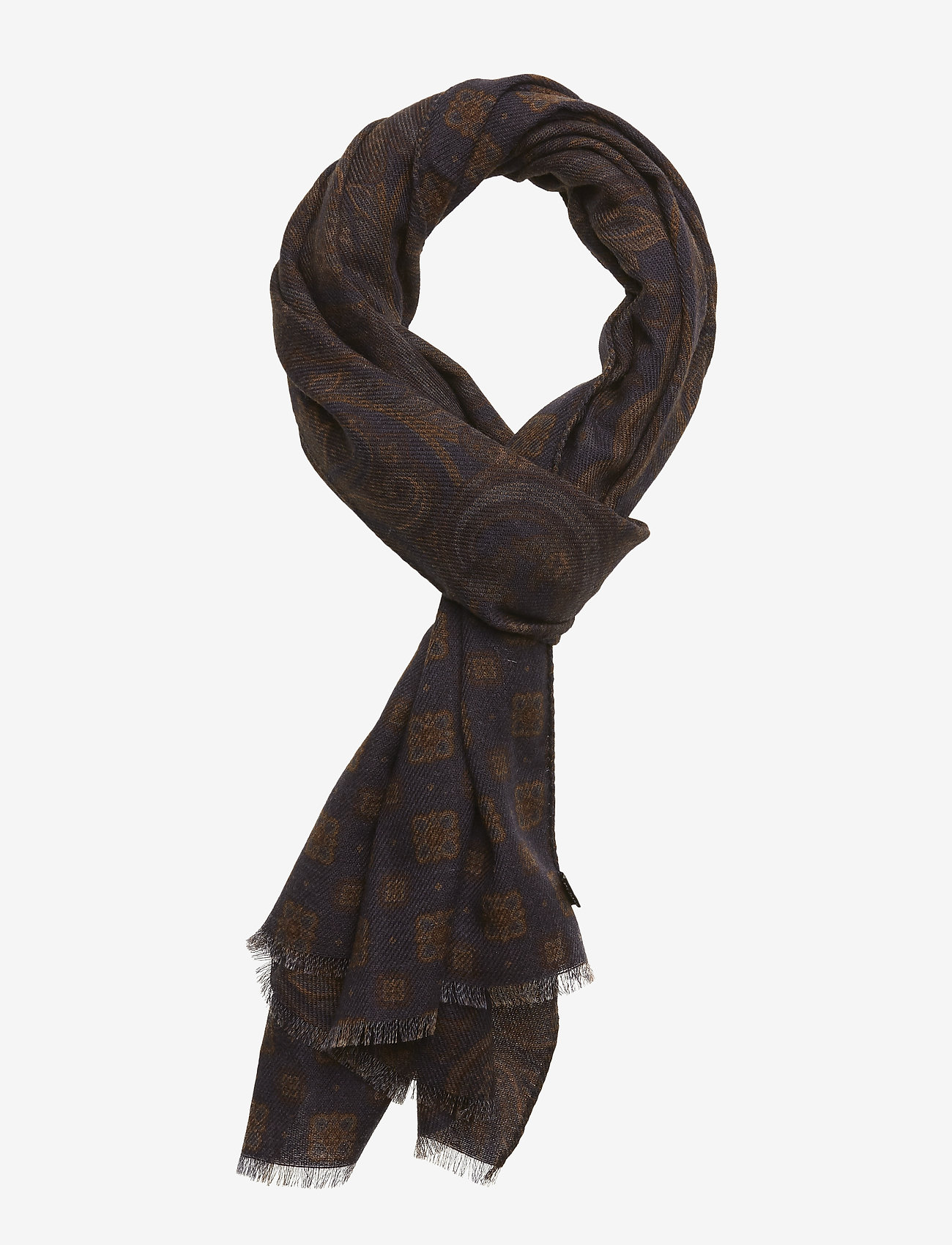 Amanda Christensen - Double Face Scarf - navy - 0