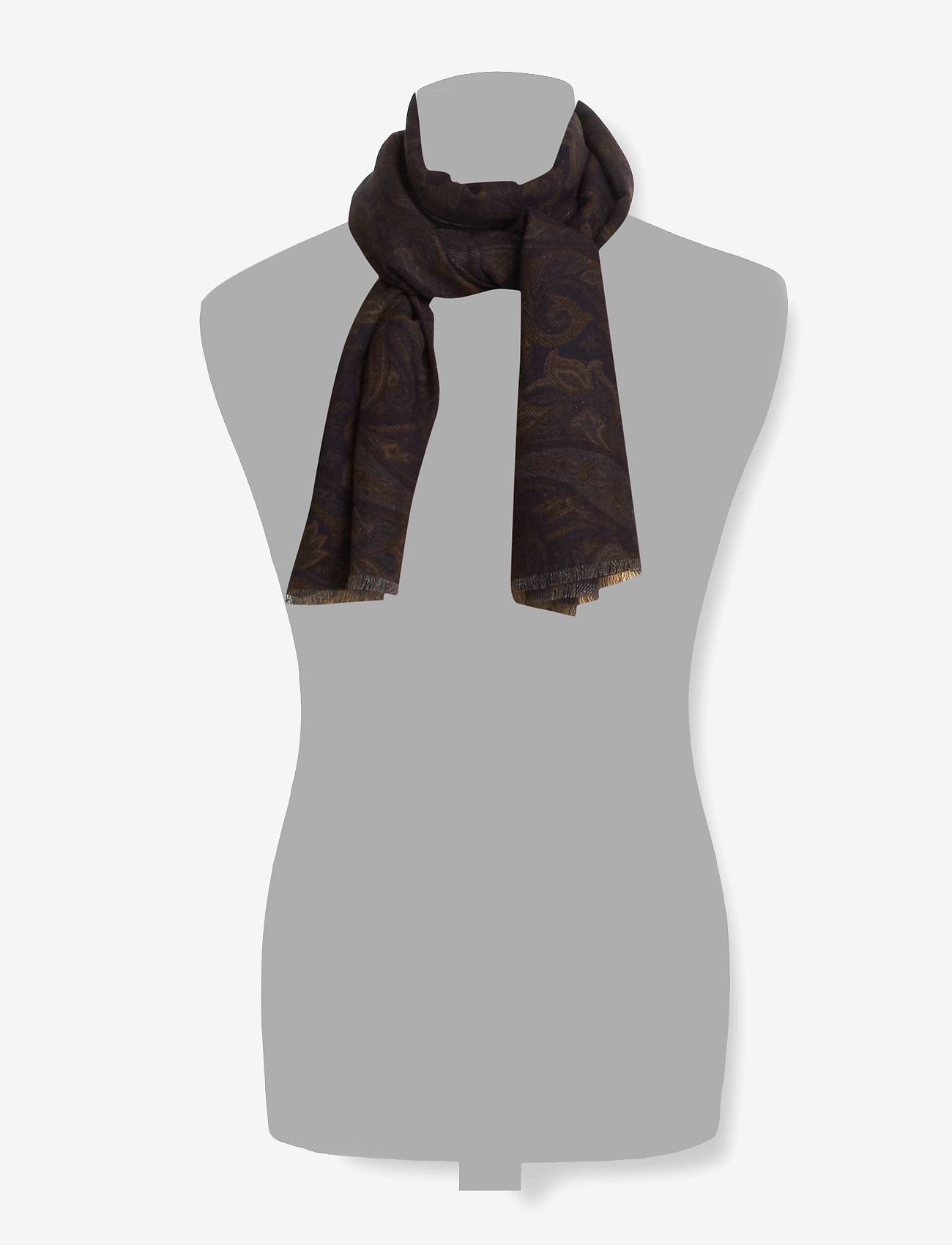 Amanda Christensen - Double Face Scarf - navy - 1
