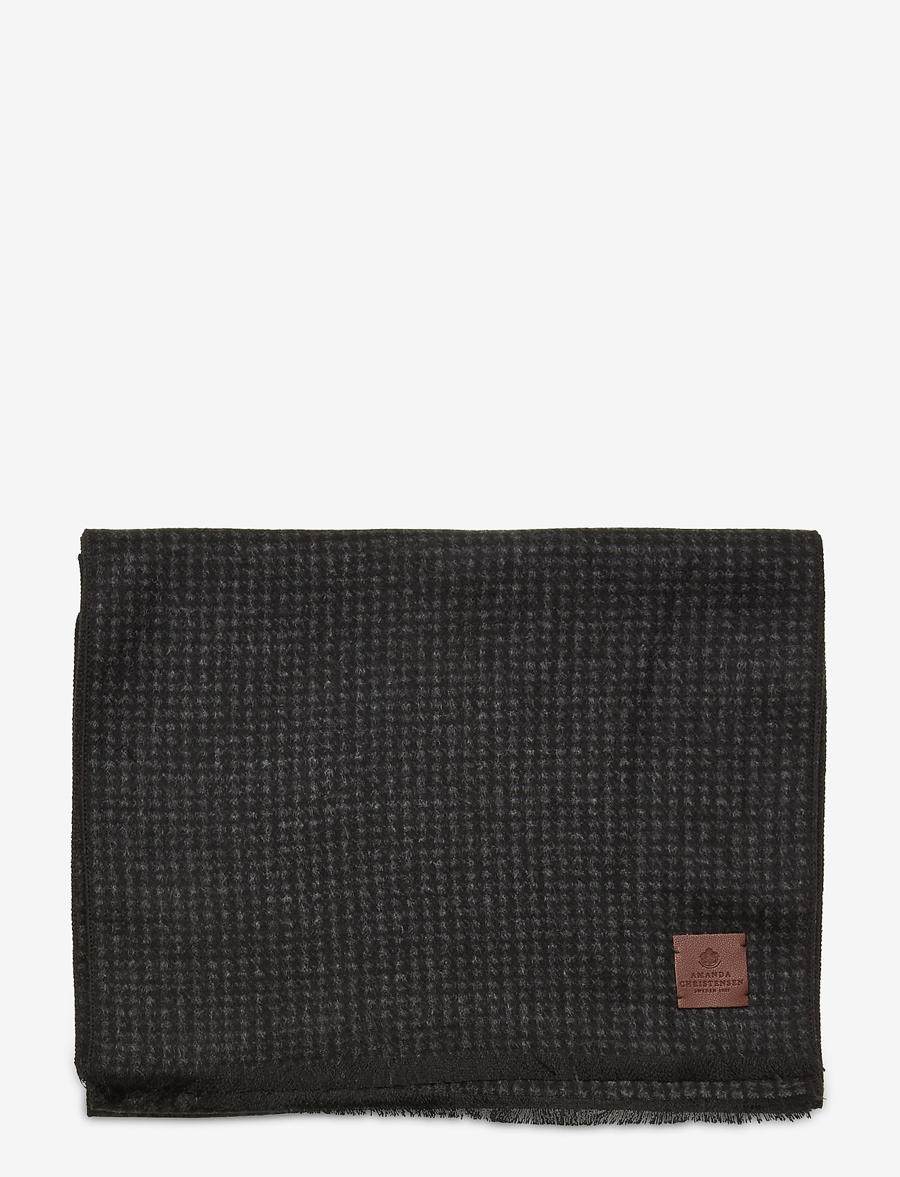 Amanda Christensen - Double Face Scarf - black - 1