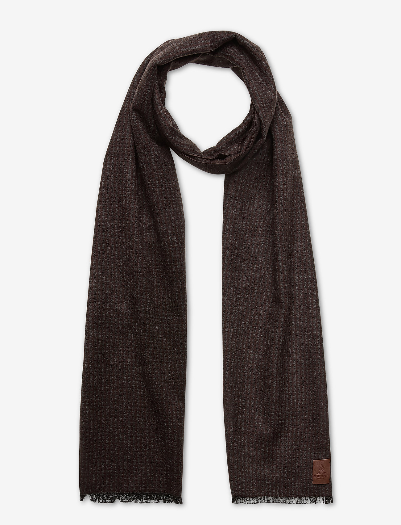 Double Face Scarf - BROWN