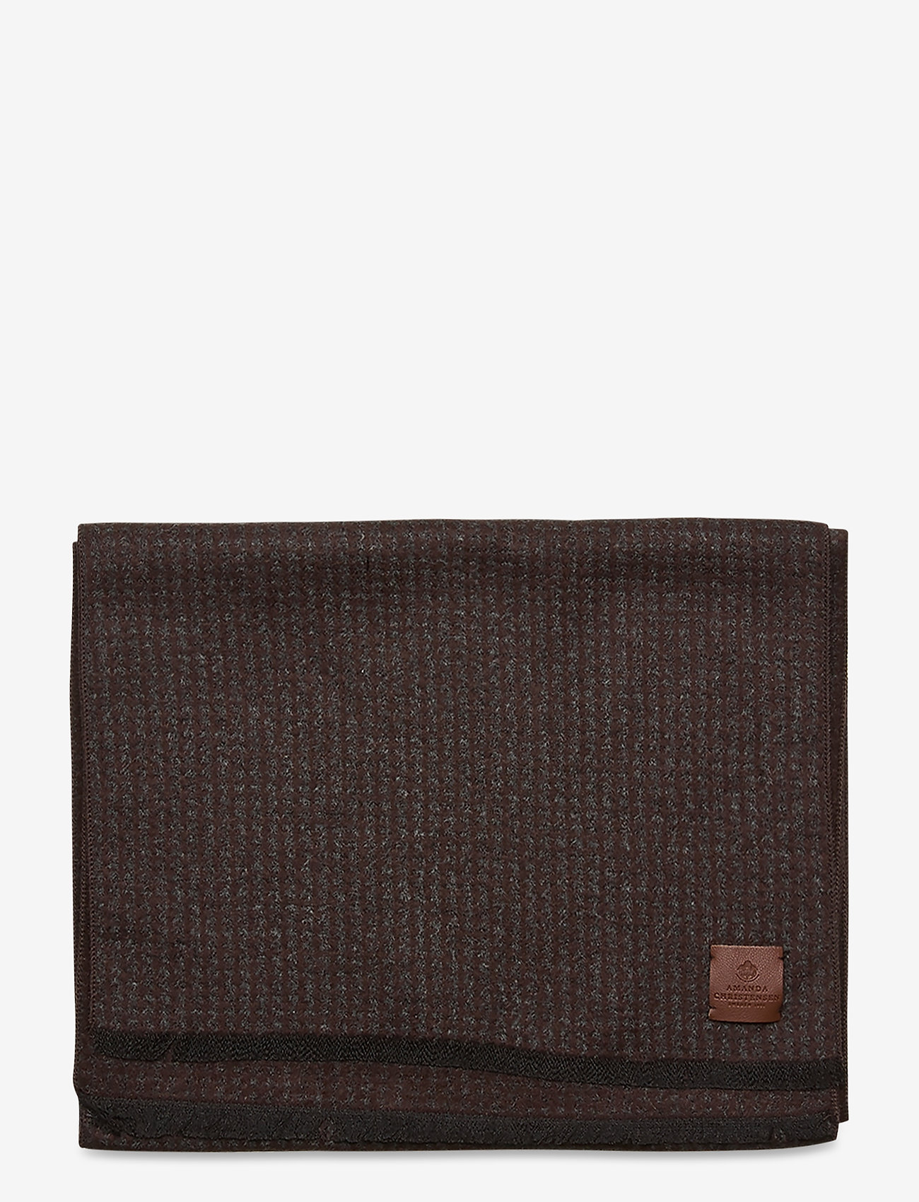 Amanda Christensen - Double Face Scarf - brown - 1