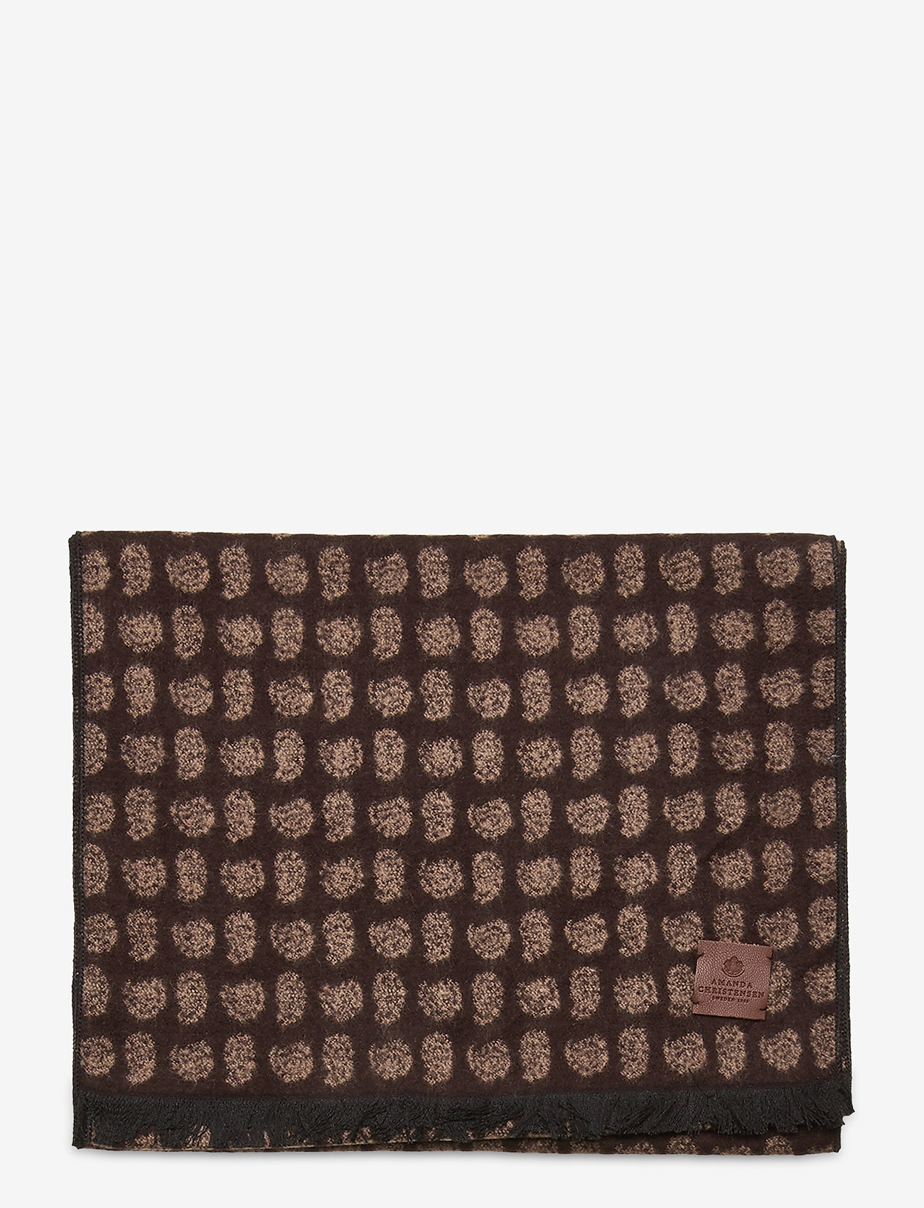 Amanda Christensen - Double Face Scarf - brown - 1