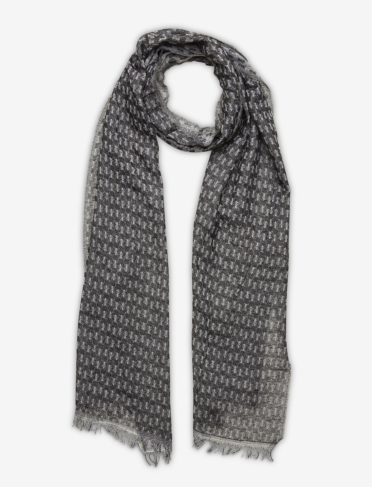 Amanda Christensen - Double Face Scarf - black - 0