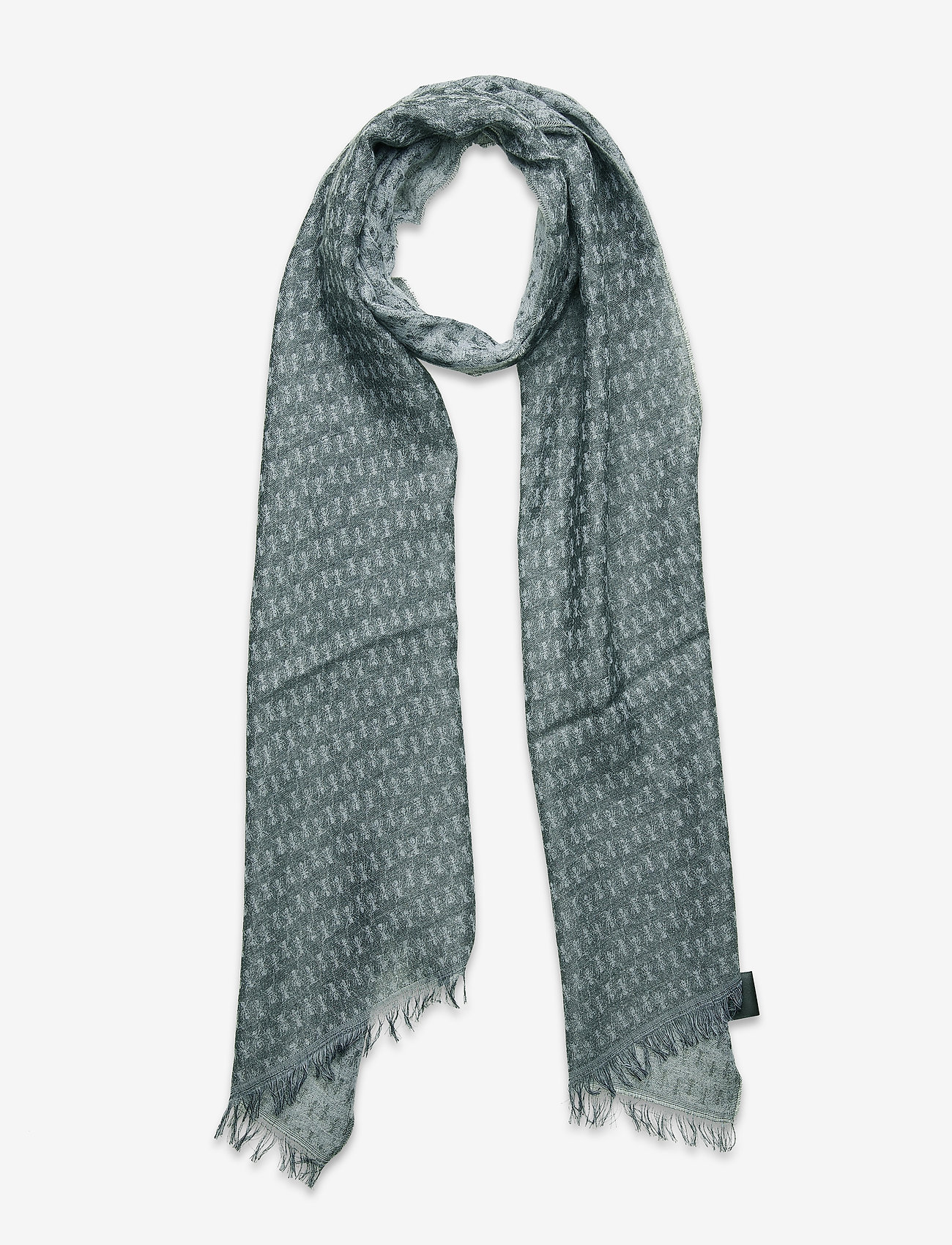 Amanda Christensen - Double Face Scarf - grey - 0