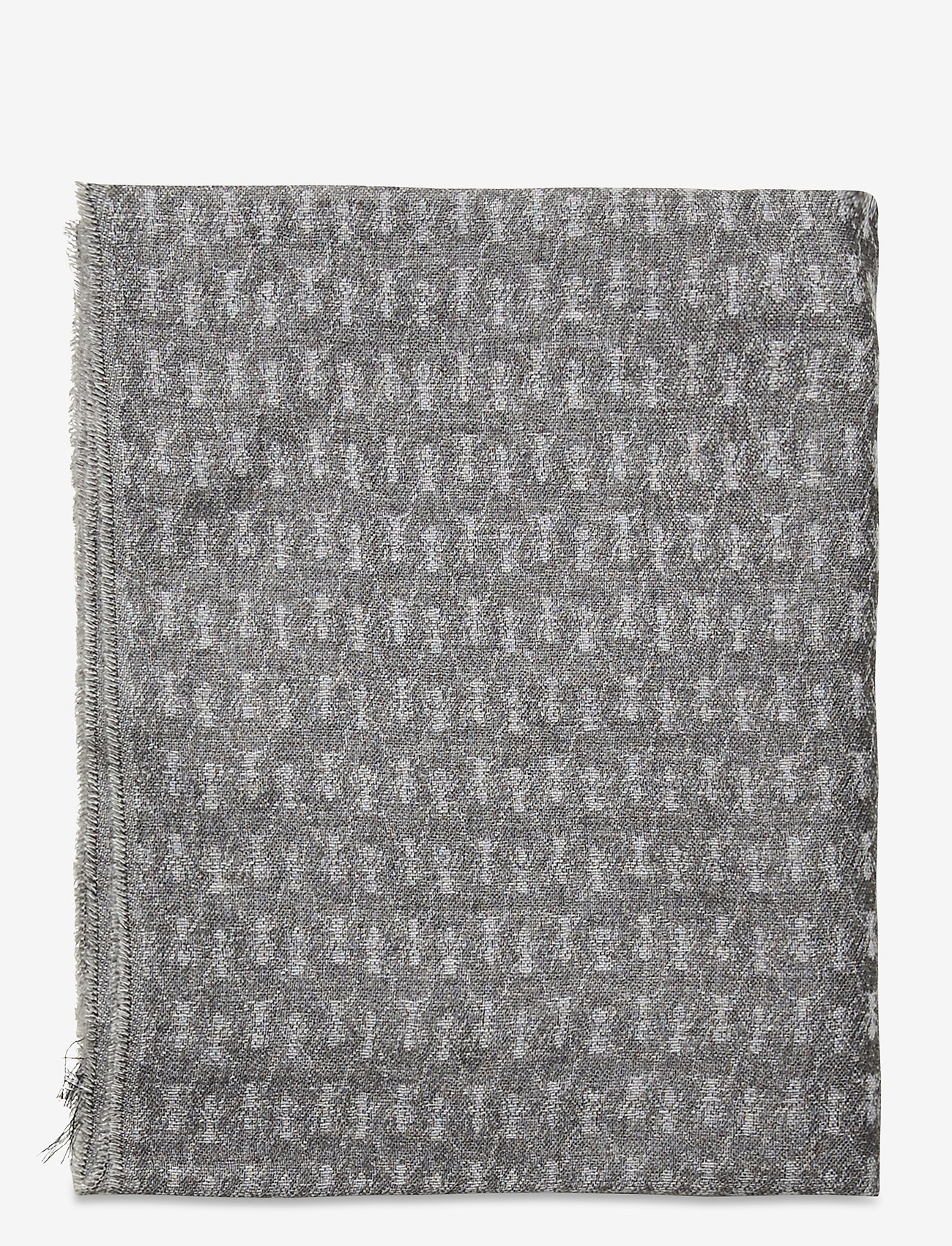 Amanda Christensen - Double Face Scarf - grey - 1