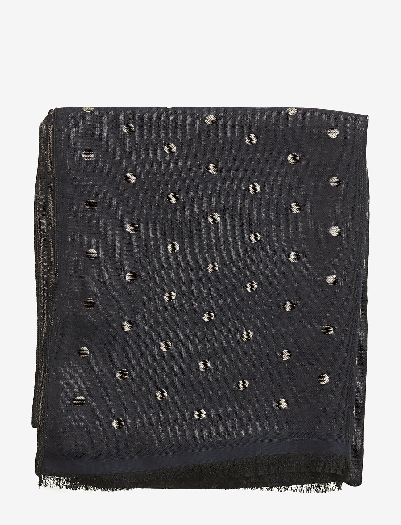 Amanda Christensen - Woven Single Scarf - navy - 2