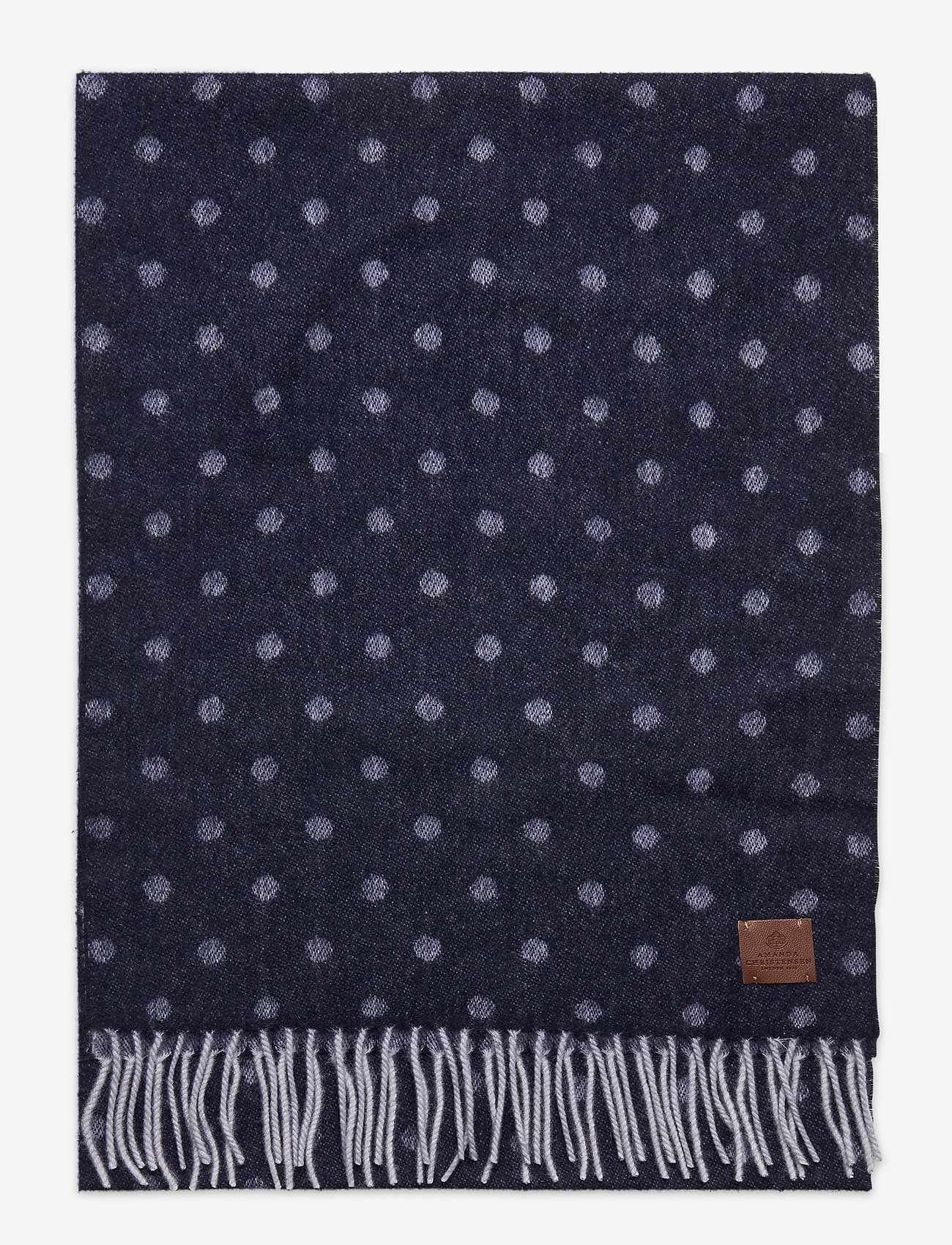 Amanda Christensen - Double Face Scarf - navy - 1
