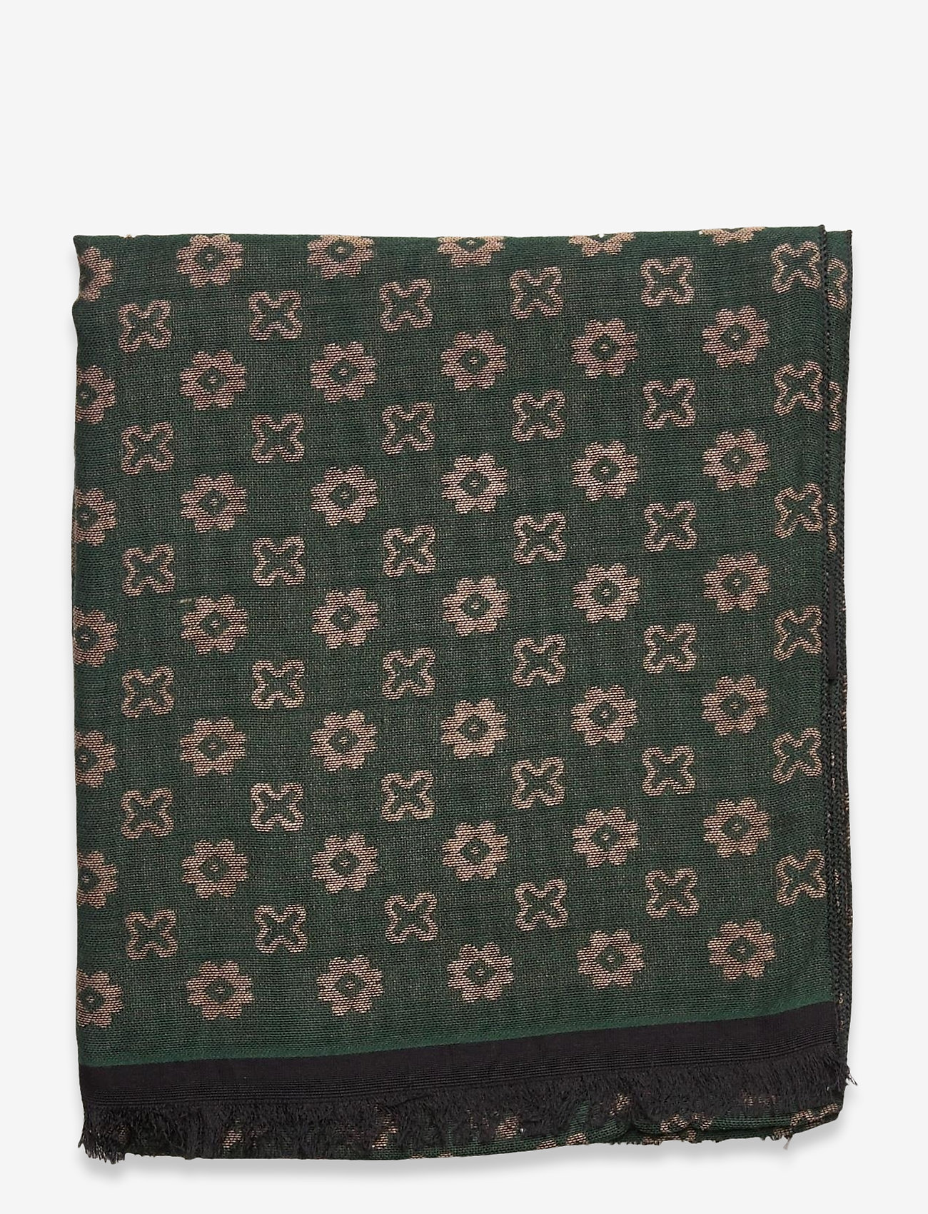 Amanda Christensen - Double Face Scarf - bottle green - 1
