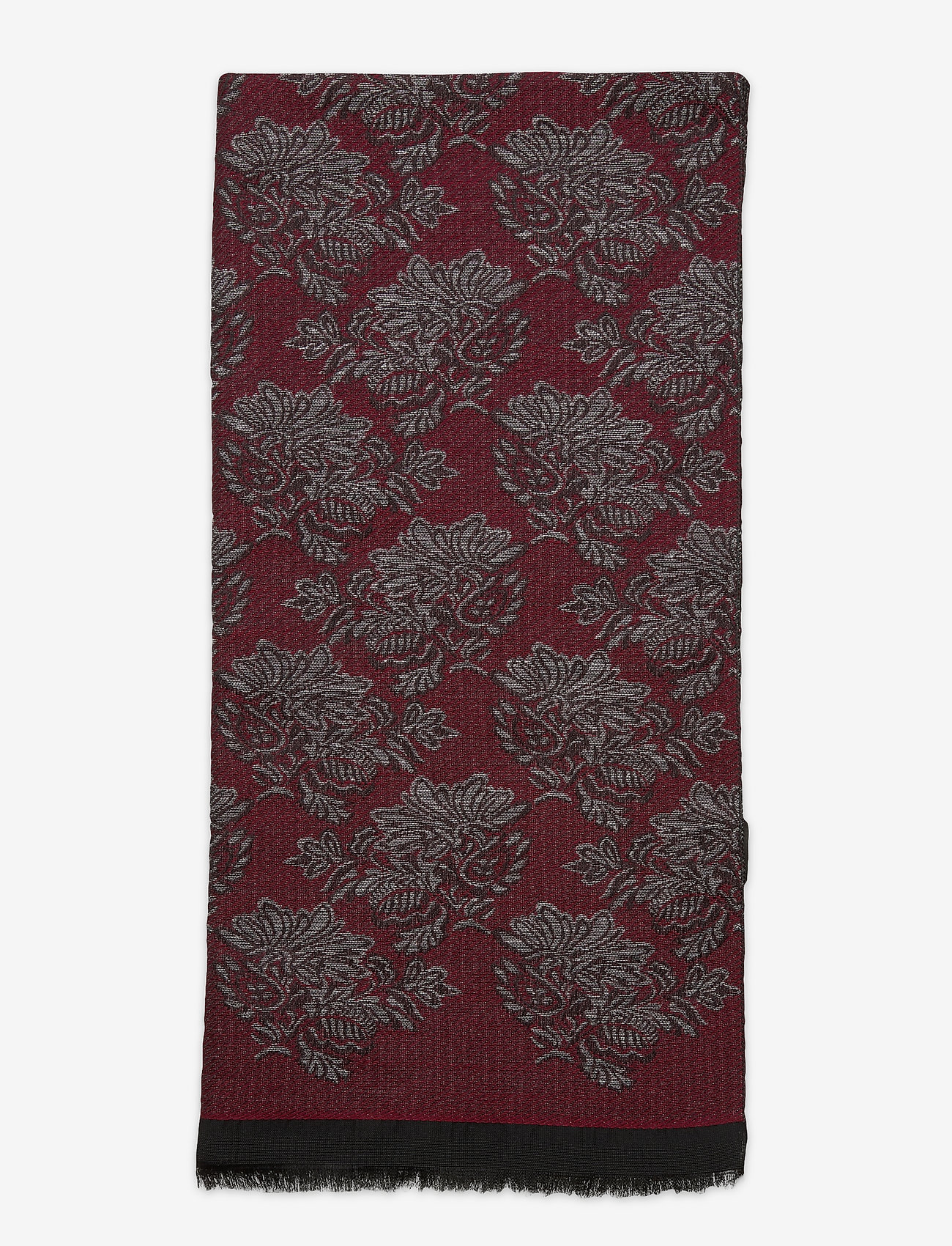 Amanda Christensen - Double Face Scarf - wine red - 1