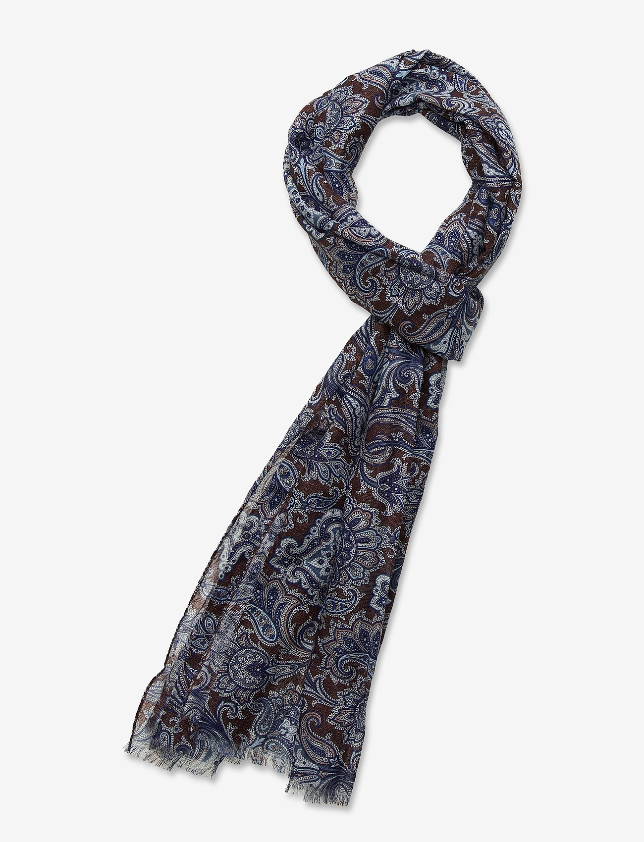 Amanda Christensen - Single Scarf - brown melange - 0