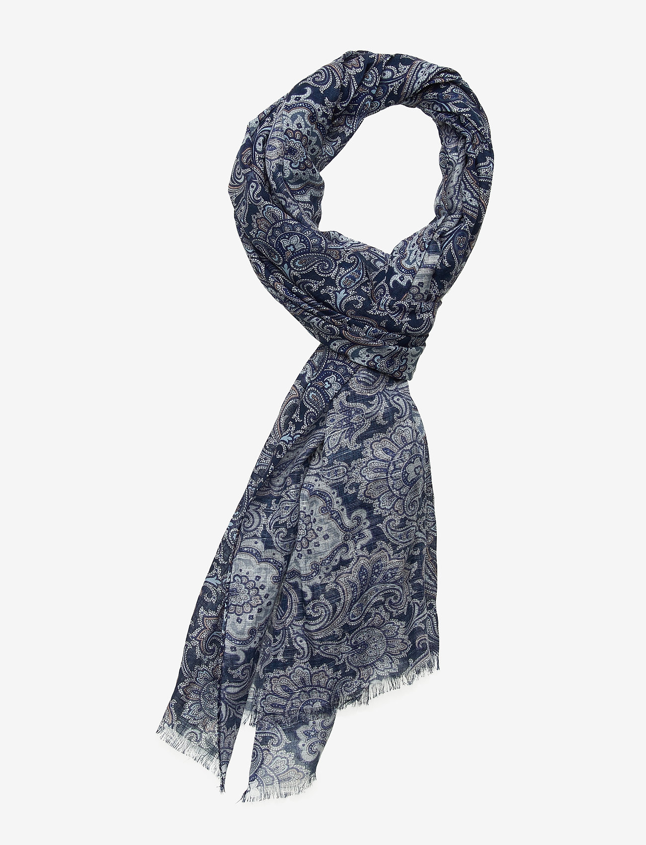 Amanda Christensen - Single Scarf - navy melange - 0