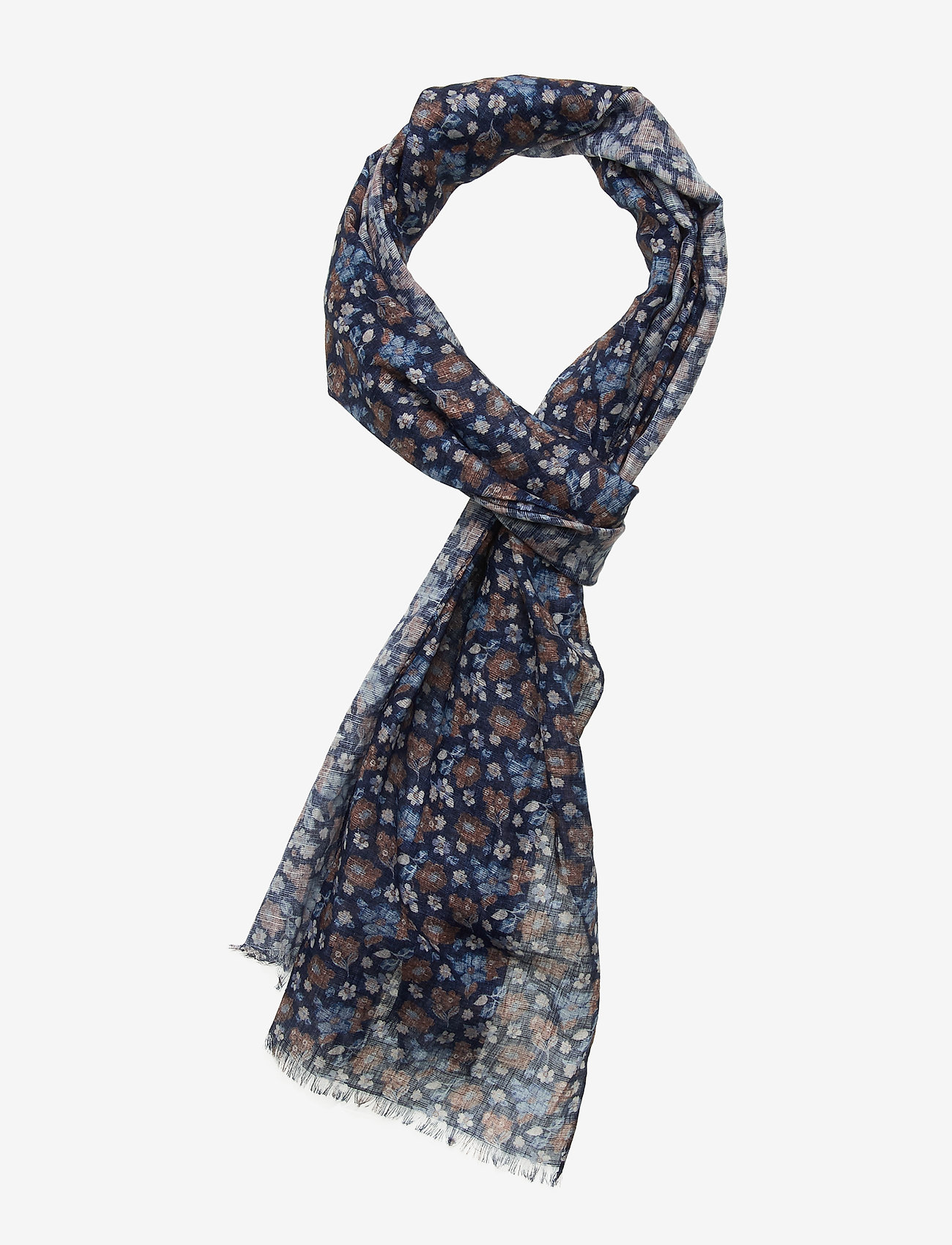 Amanda Christensen - Single Scarf - navy melange - 0