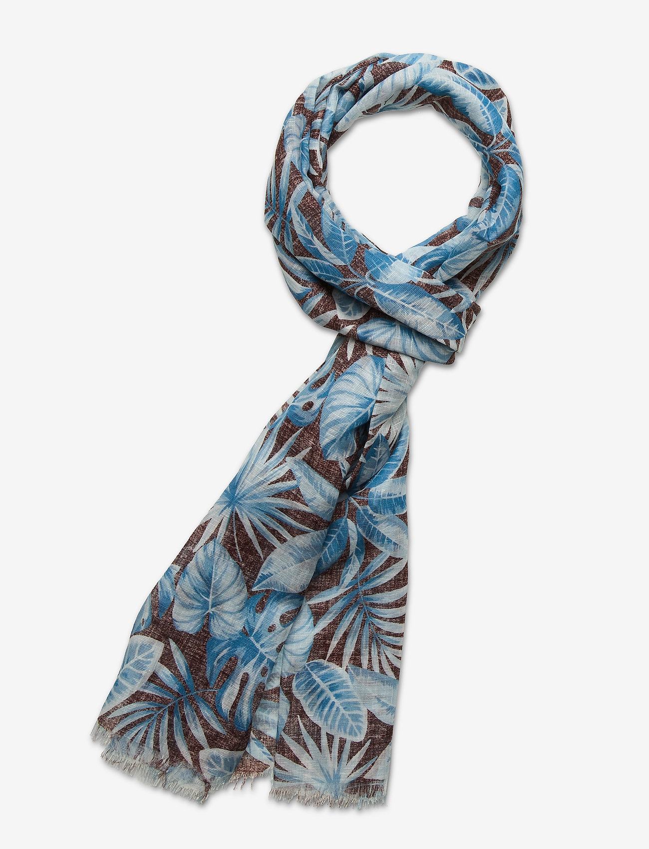 Amanda Christensen - Single Scarf - brown melange - 0