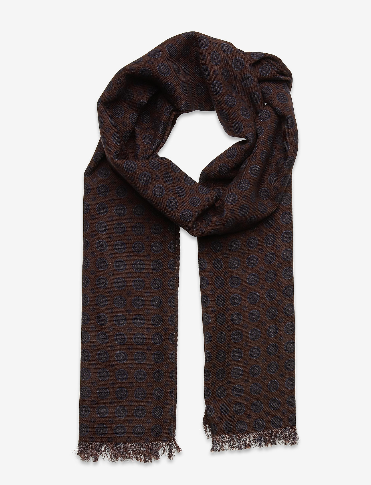 Double Face Scarf - BROWN